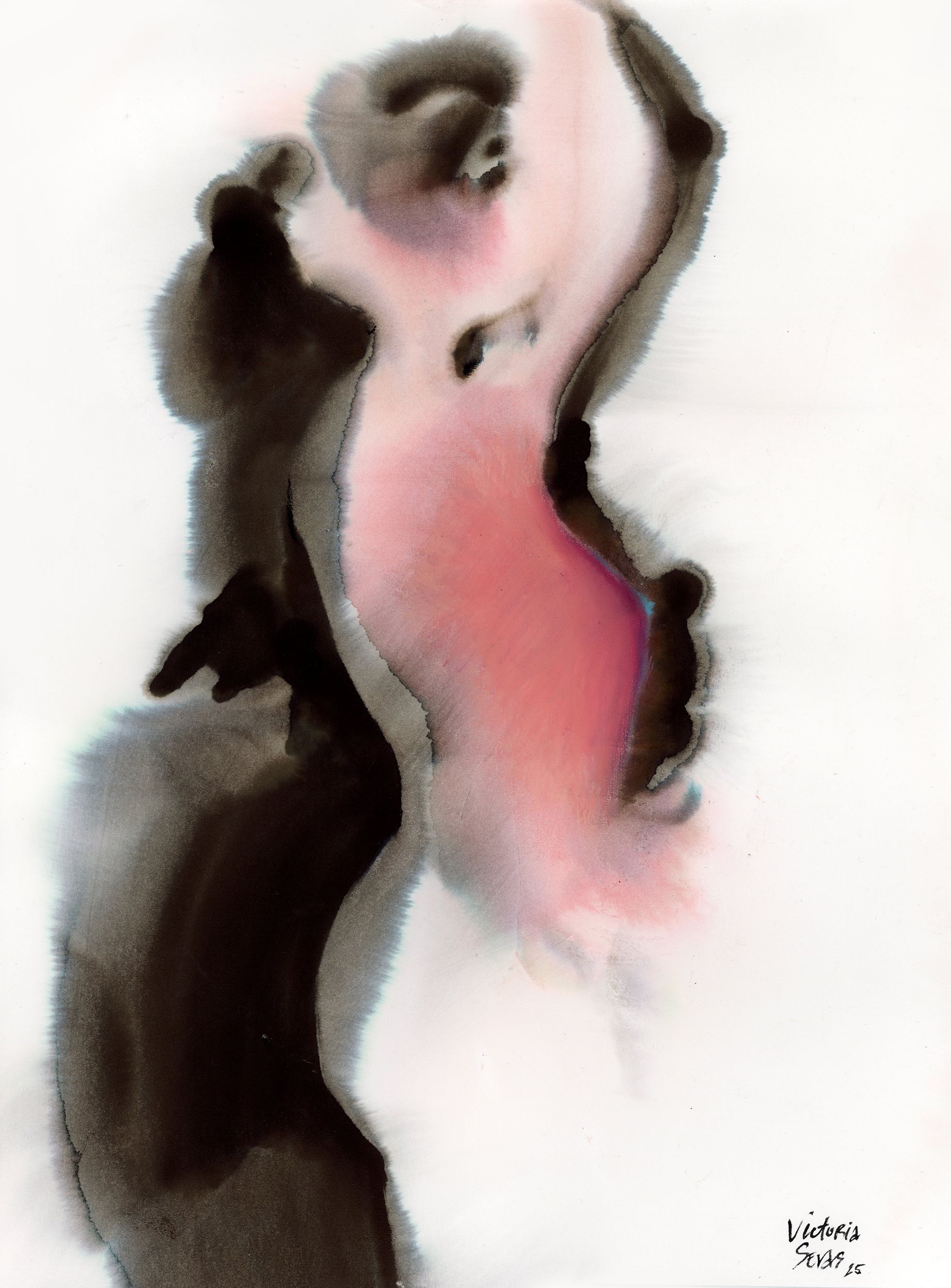 Виктория Севастьянова (Авторская графика - 
                  46 x 63 см) Пульсация