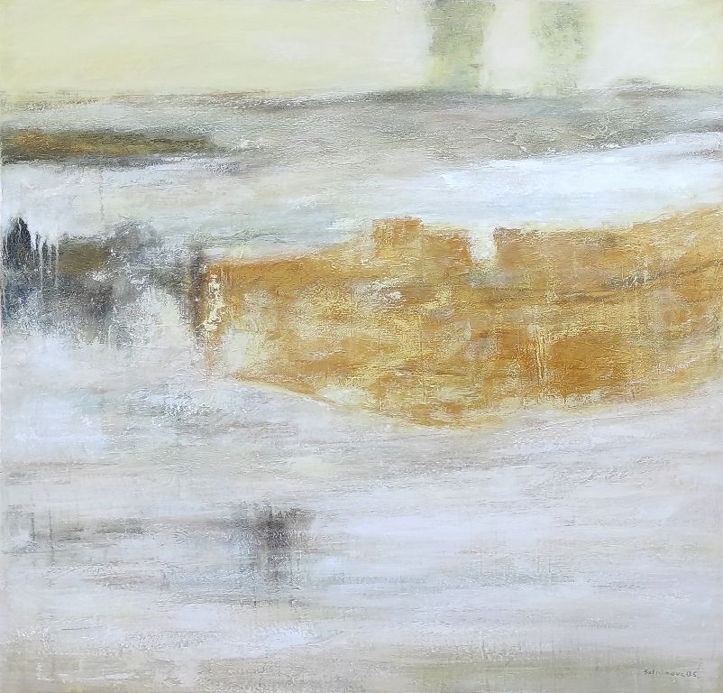 Оксана Сотникова (Картина, живопись - 
                  100 x 100 см) Тихий вечер