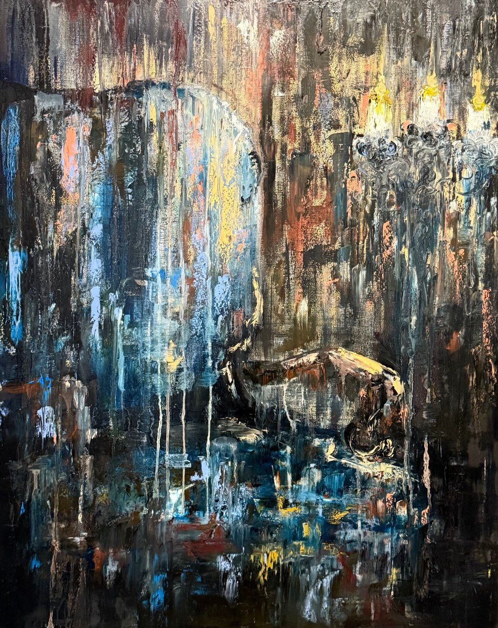 Белла Новинькова (Картина, живопись - 
                  80 x 100 см) Остаться наедине с собой