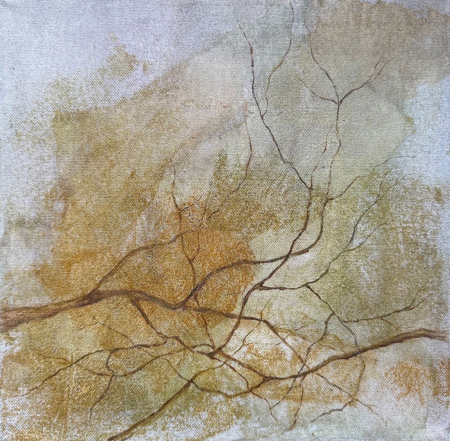 Екатерина Феоктистова (Картина, живопись - 
                  25 x 25 см) Пересечения