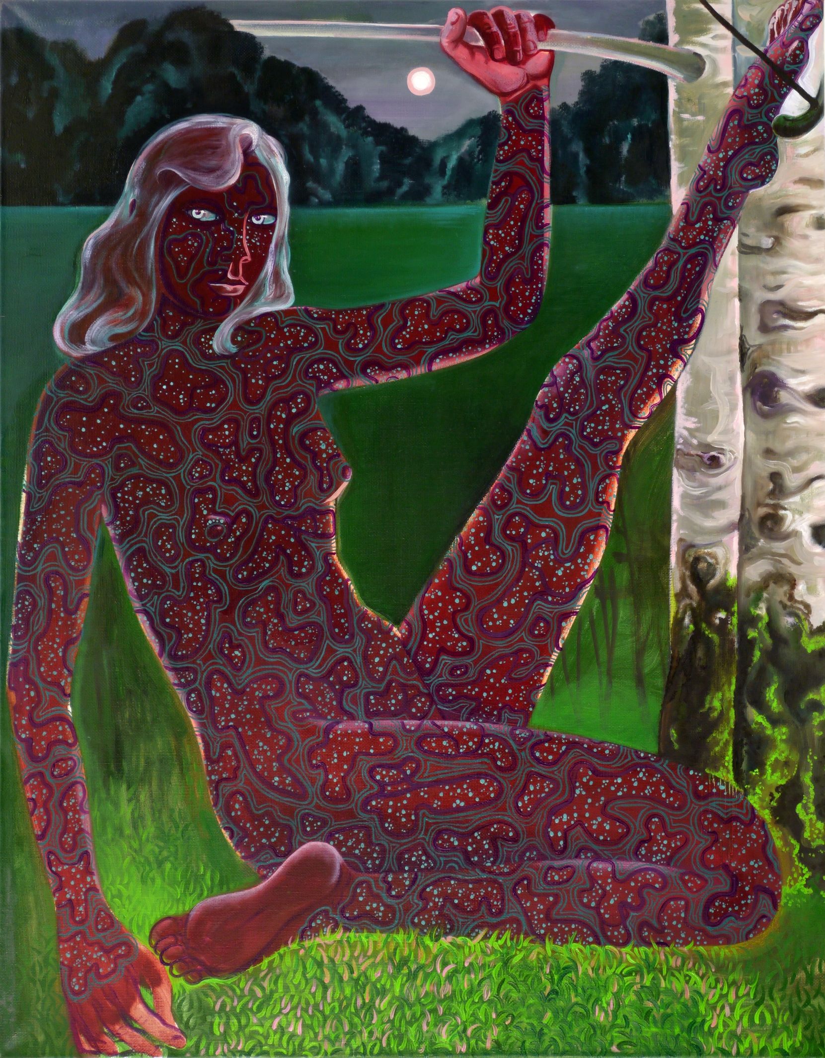 Дарья Пустовойт (Картина, живопись - 
                  110 x 140 см) Лесная нимфа Инонотус