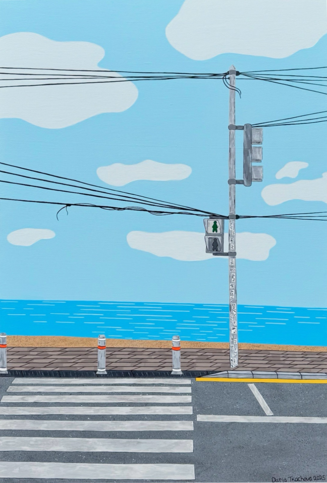 Дарья Ткачева (Картина, живопись - 
                  60 x 90 см) Traffic light