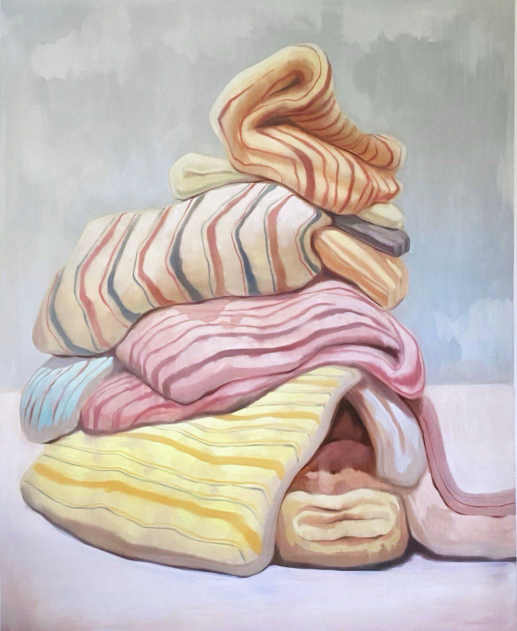 Катя Никитина (Картина, живопись - 
                  147 x 187 см) Пирамида потребностей