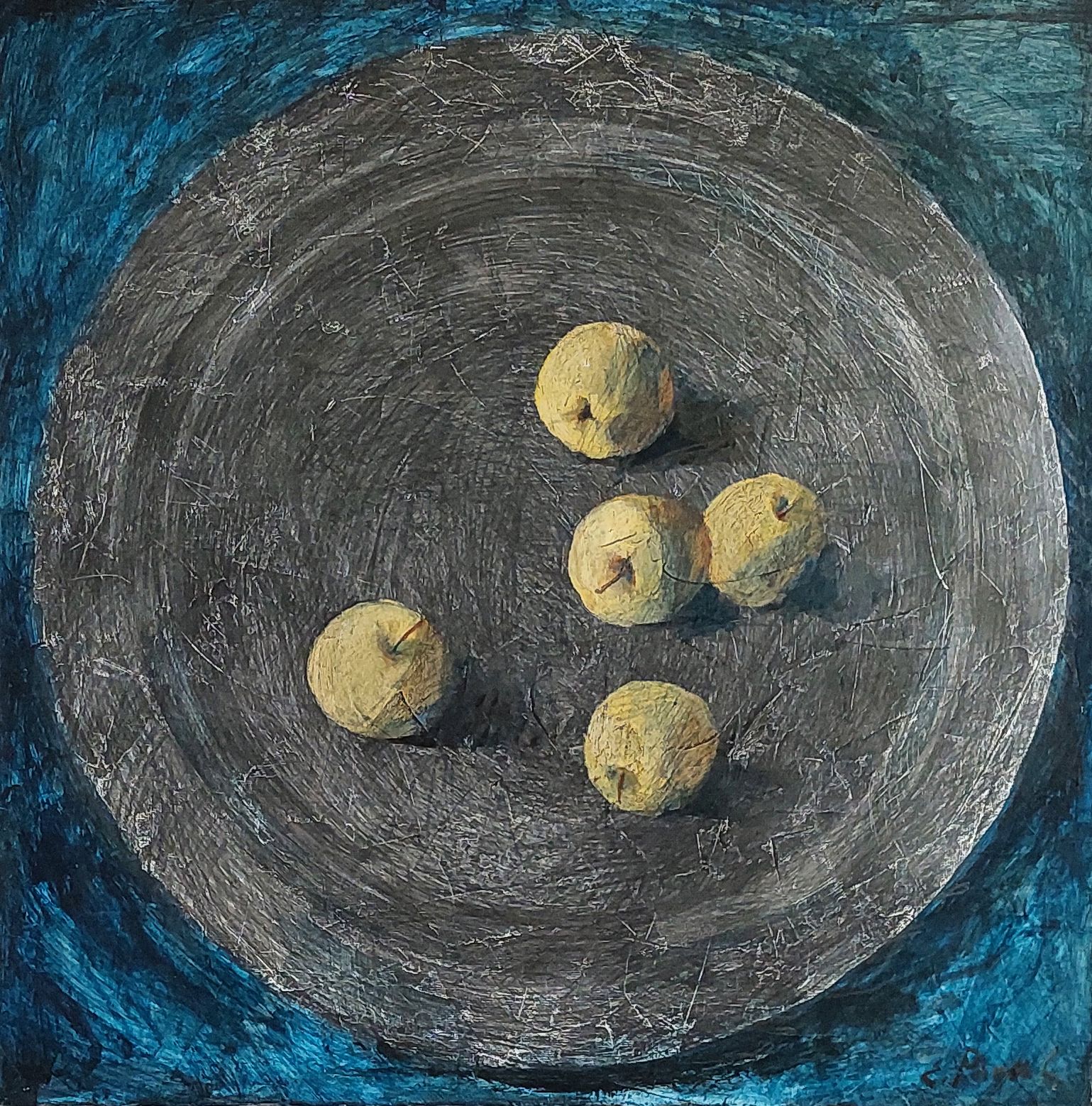 Екатерина Рожкова (Картина, живопись - 
                  60 x 60 см) Яблоки
