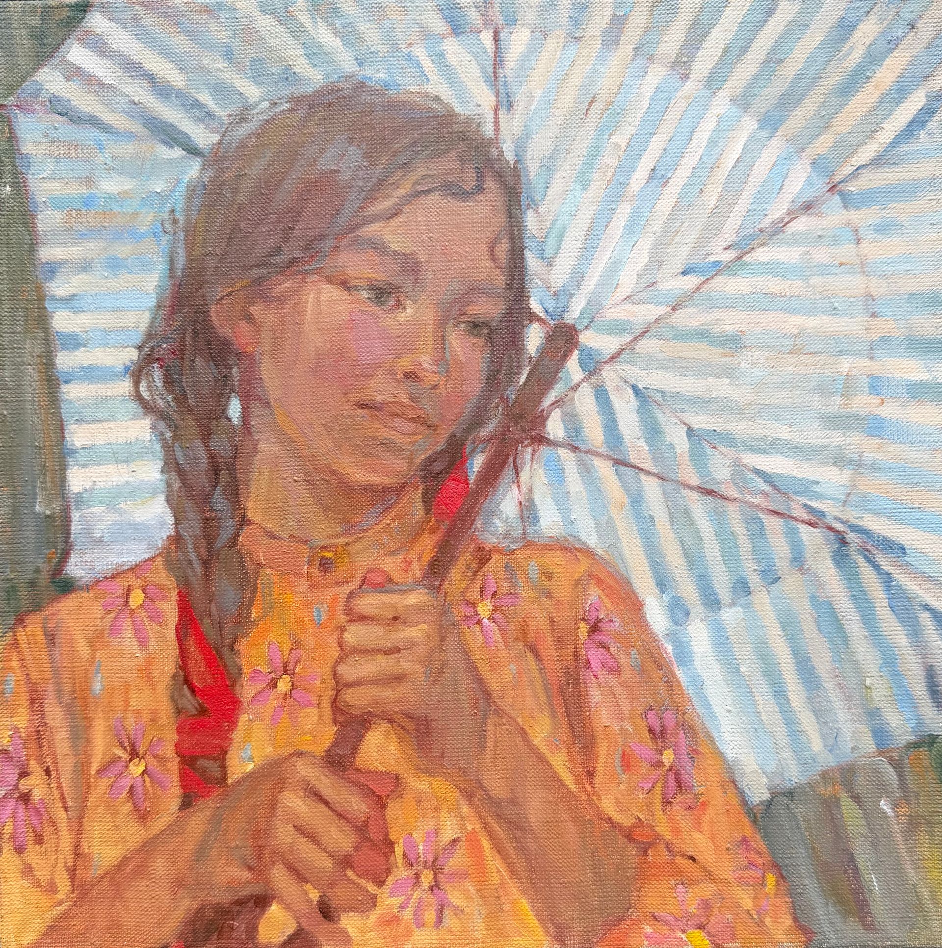 Залифа Хибатова (Картина, живопись - 
                  35 x 35 см) Свет, после дождя