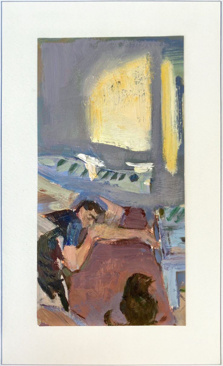 Алина Буглеева (Авторская графика - 
                  14 x 23 см) Утреннее