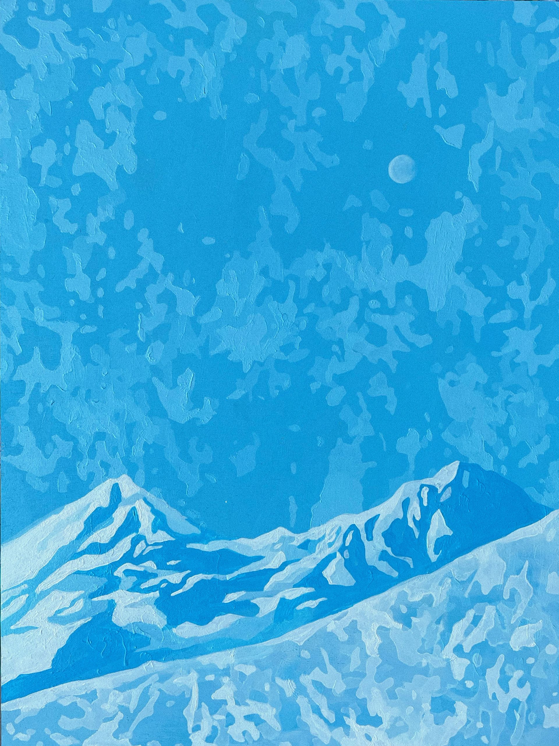 Виктория Никулочкина (Картина, живопись - 
                  30 x 40 см) Val Thorens