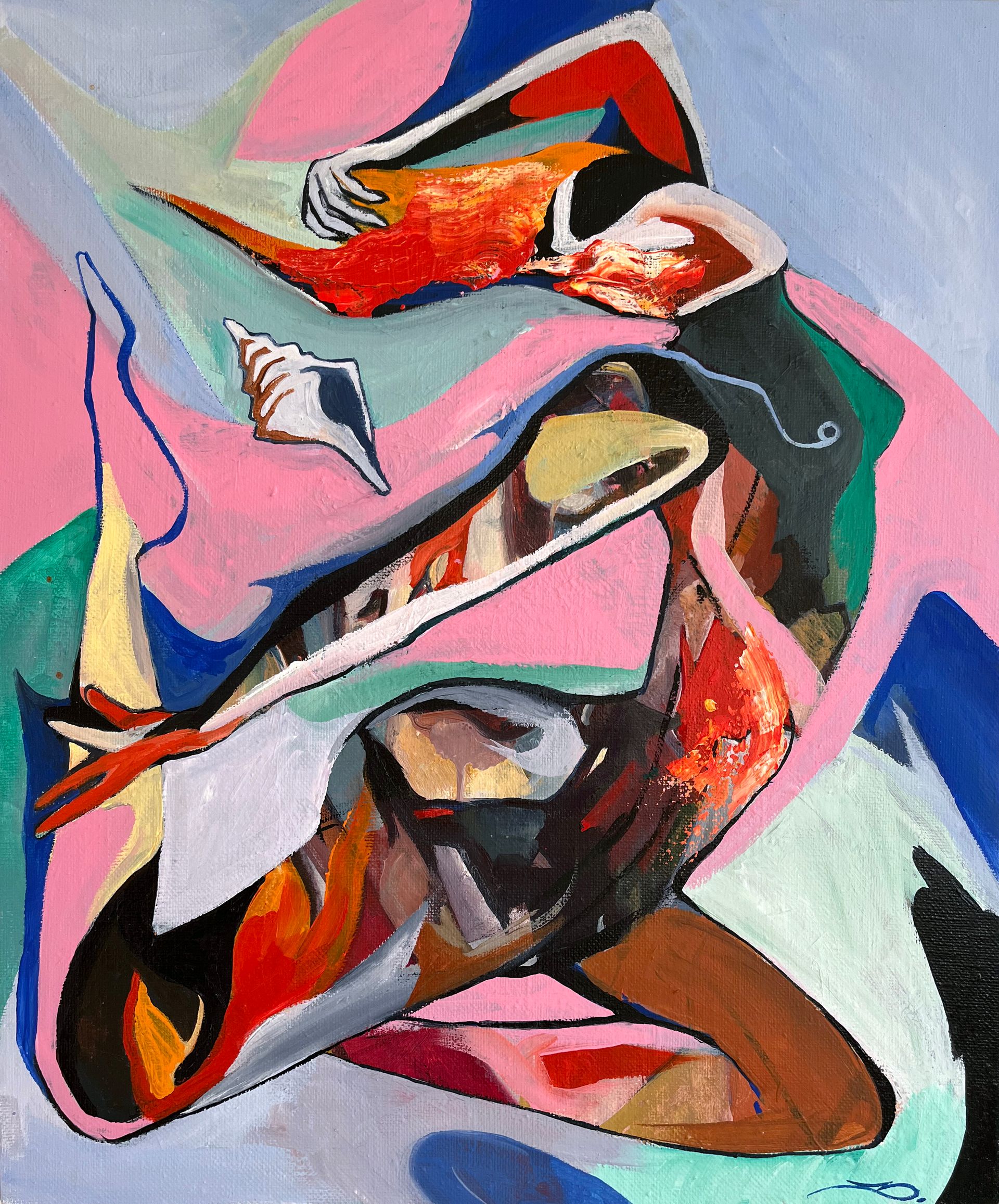 Валерий Вачегин (Картина, живопись - 
                  50 x 60 см) Ракушка