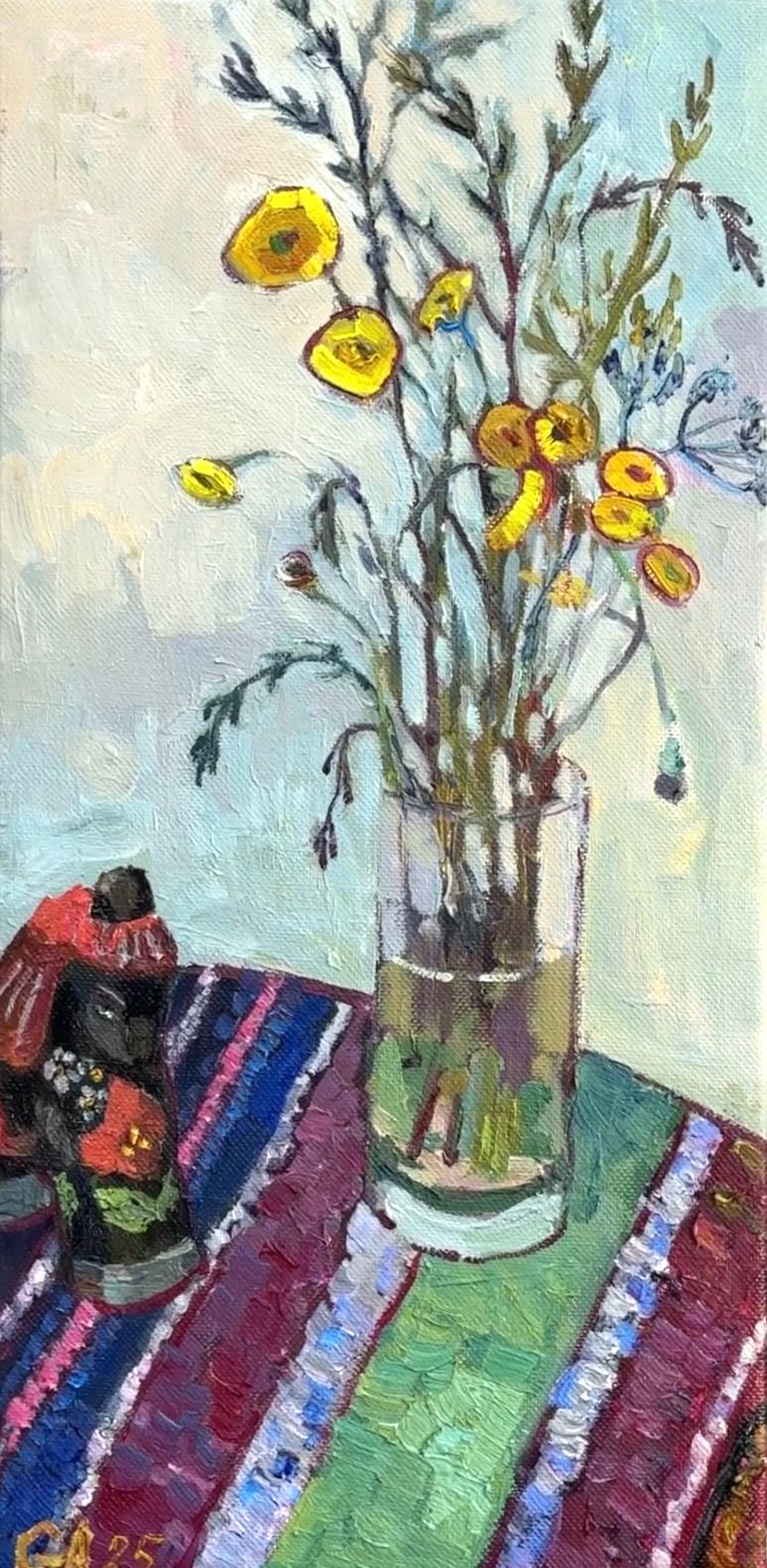 Анна Голубь (Картина, живопись - 
                  40 x 61 см) Натюрморт с лошадкой