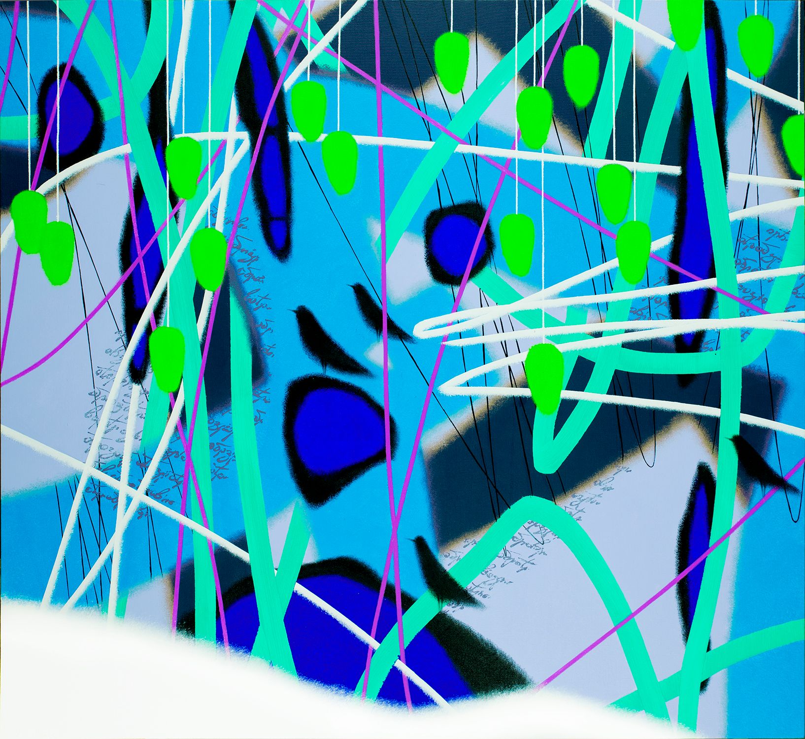 Александр Олигеров (Картина, живопись - 
                  130 x 120 см) Первая оттепель