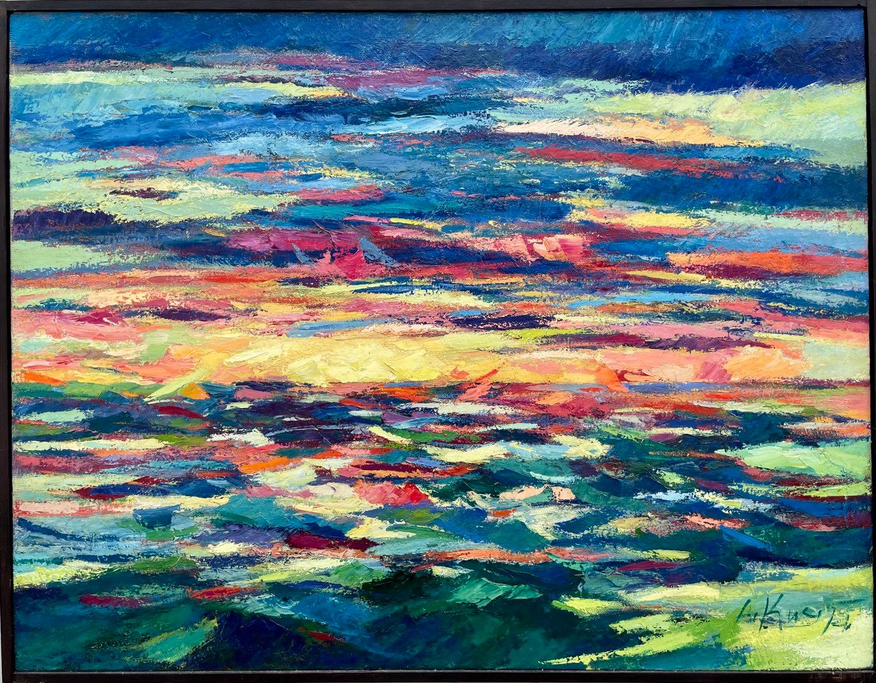 Андрей Киореску (Картина, живопись - 
                  130 x 100 см) Синий океан