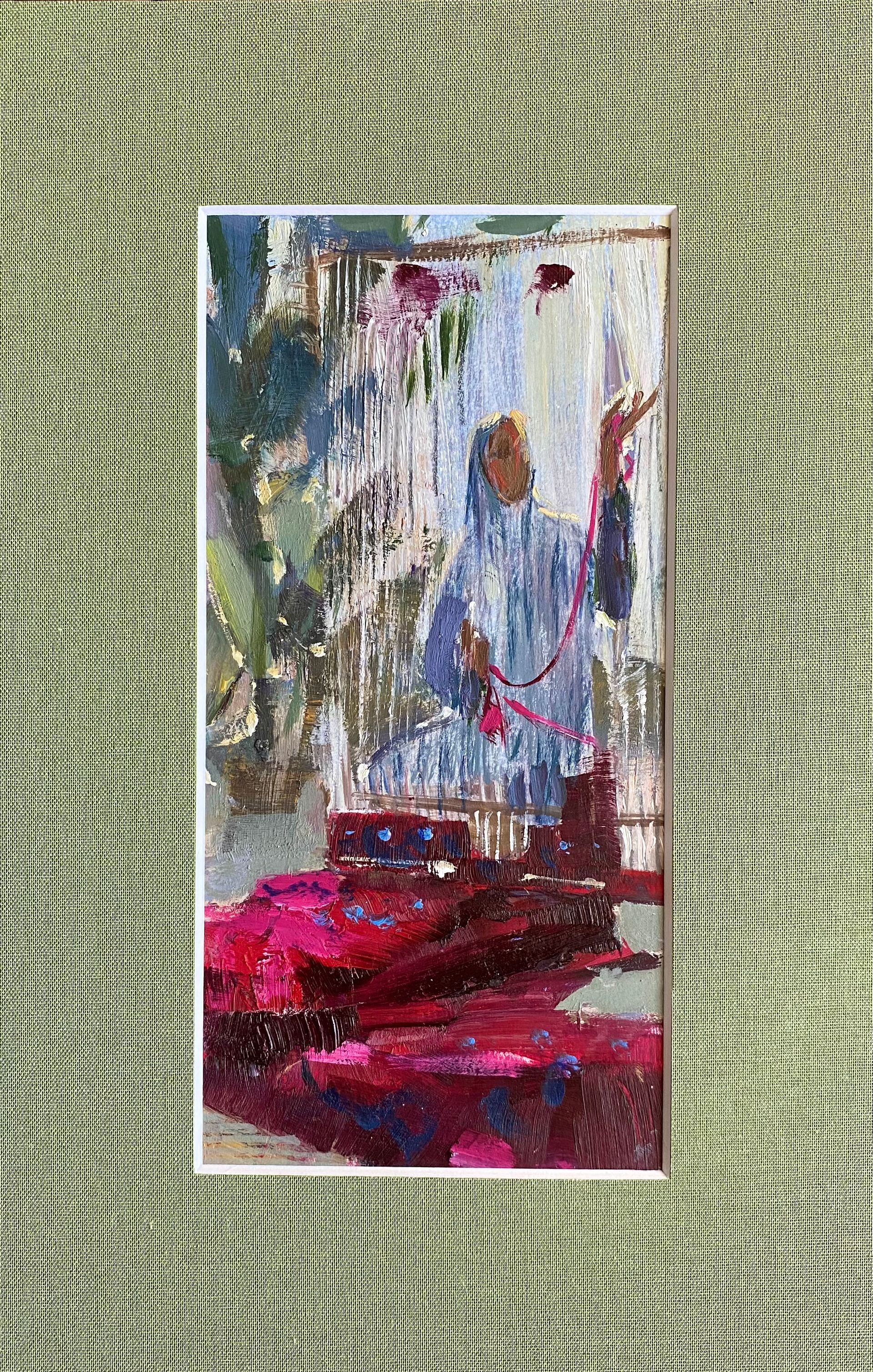 Алина Буглеева (Авторская графика - 
                  12 x 20 см) Ткачиха ковра