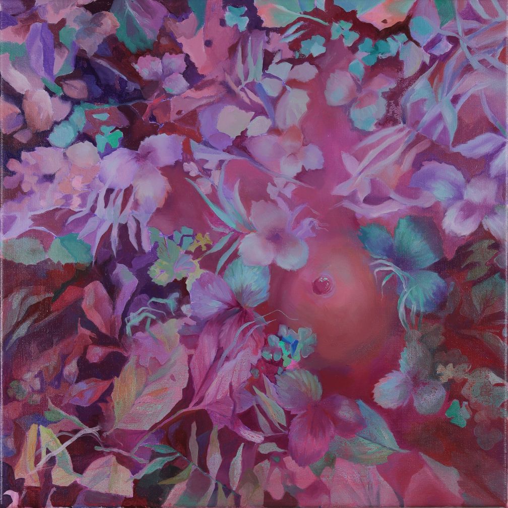 Полина Суровова (Картина, живопись - 
                  50 x 50 см) Земляника