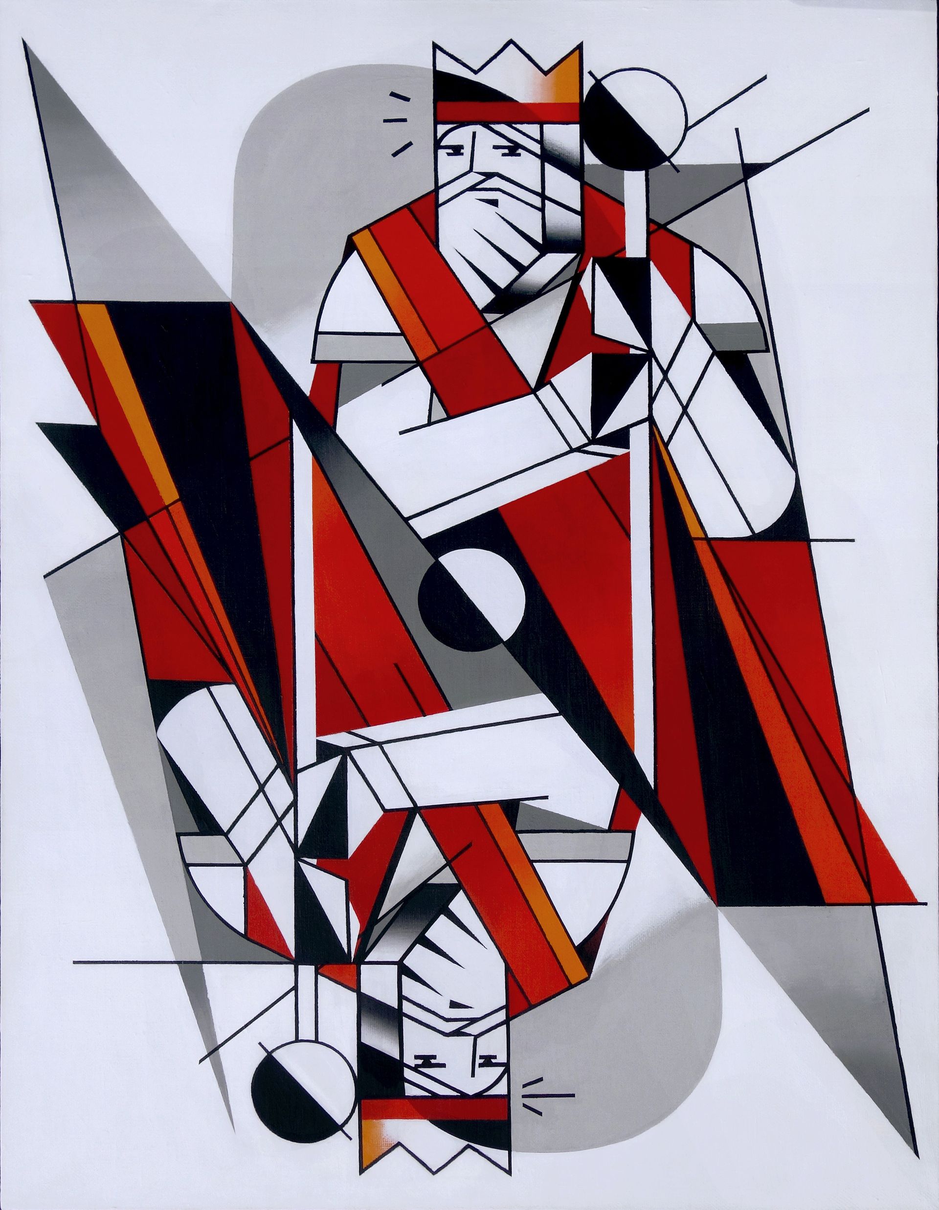 Максим Базаров (Картина, живопись - 
                  60 x 80 см) Фигура. Король