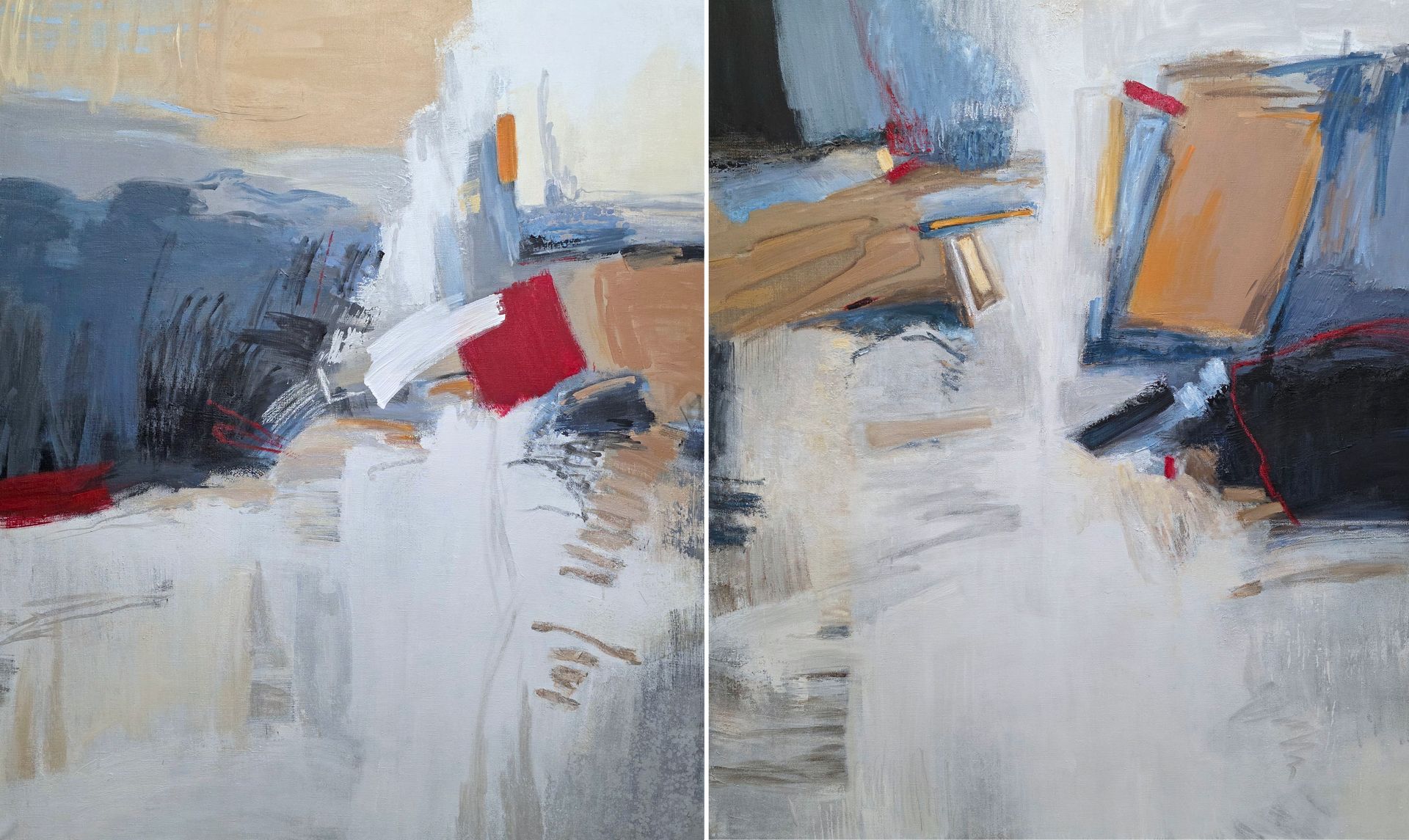 Татьяна Кирикова (Картина, живопись - 
                  240 x 120 см) Внутренние ландшафты