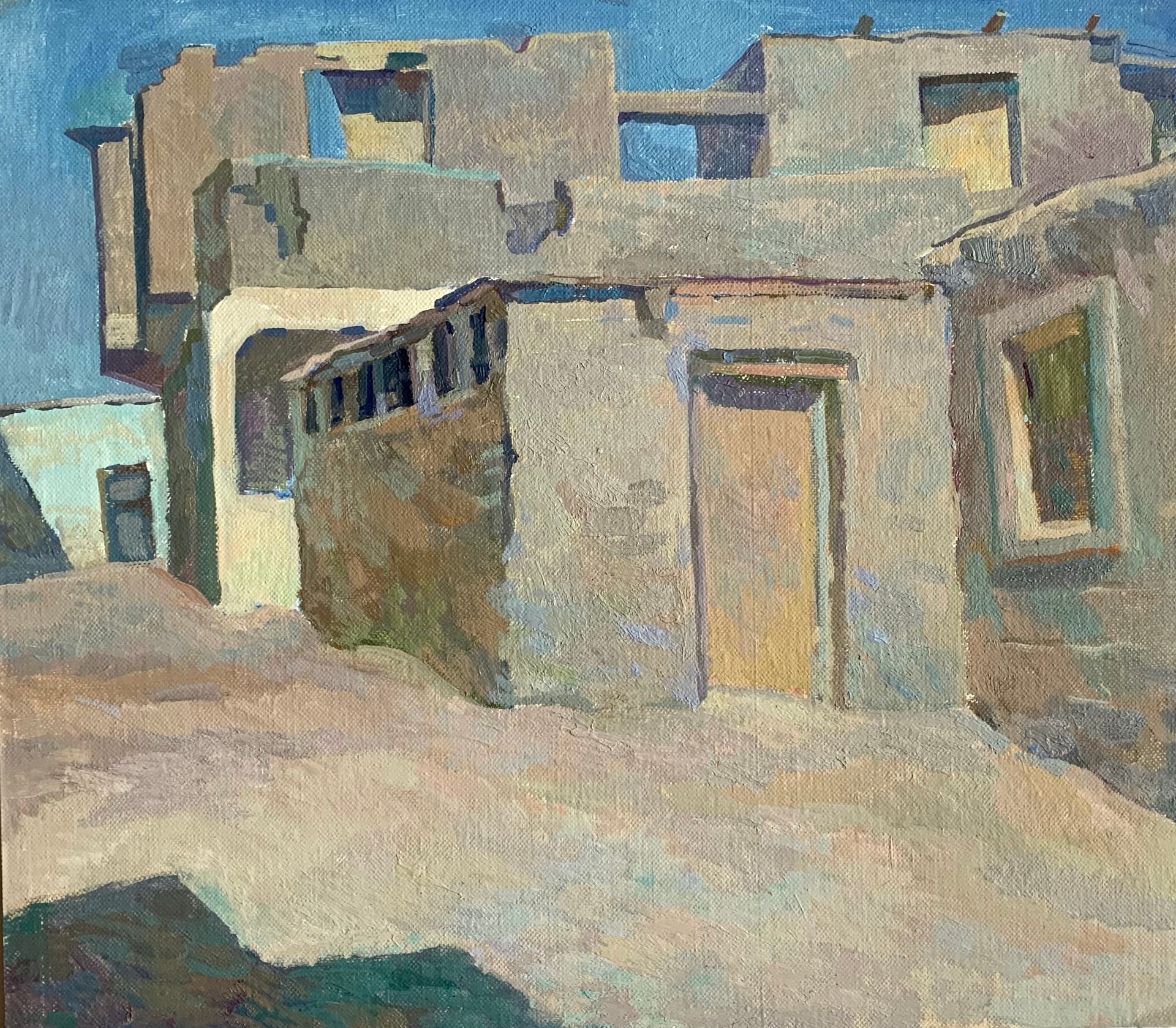 Елизавета Тульчинская (Авторская графика - 
                  36 x 30 см) Египетские хижины