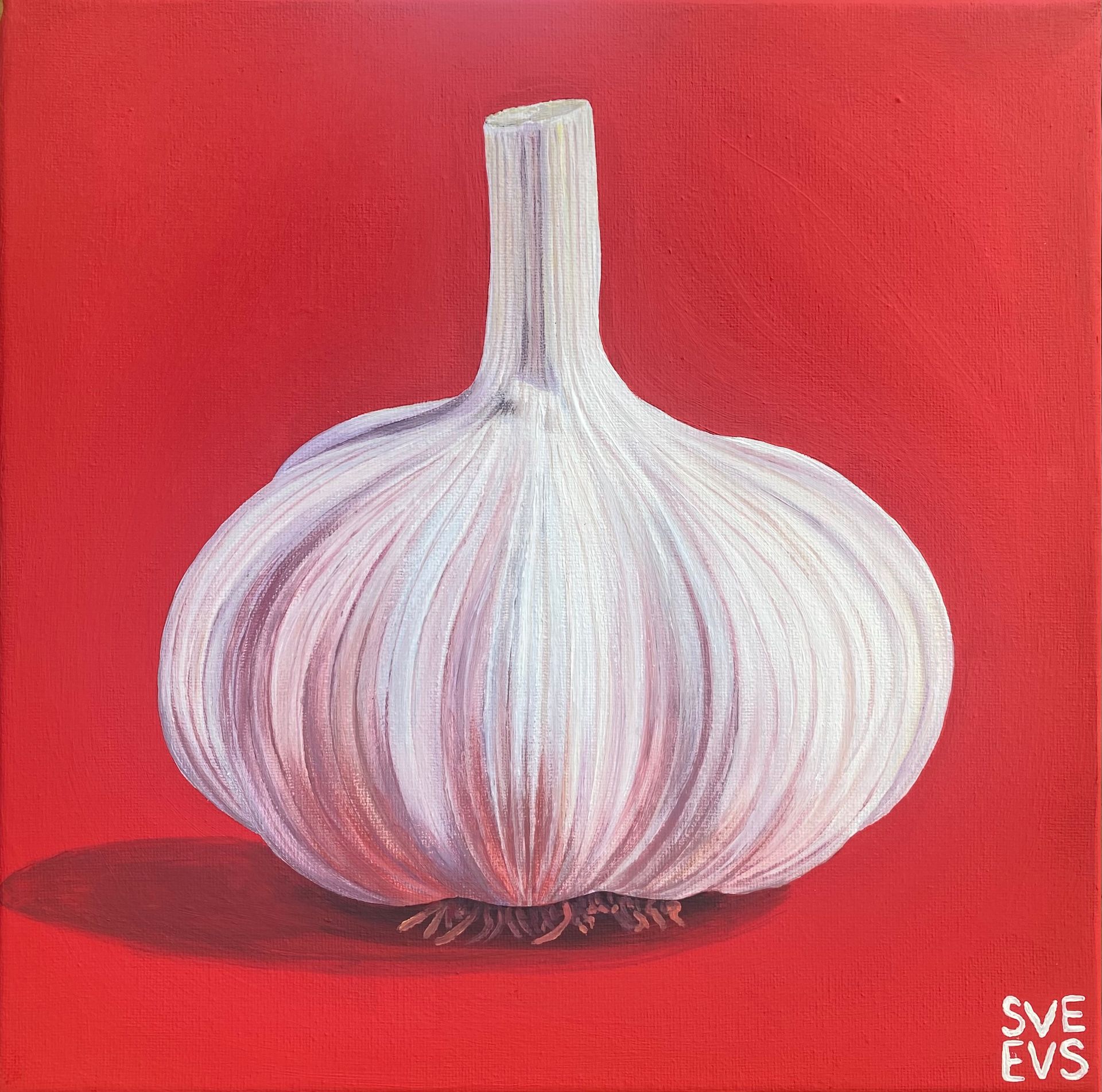Светлана Евсеева (Картина, живопись - 
                  30 x 30 см) Чеснок