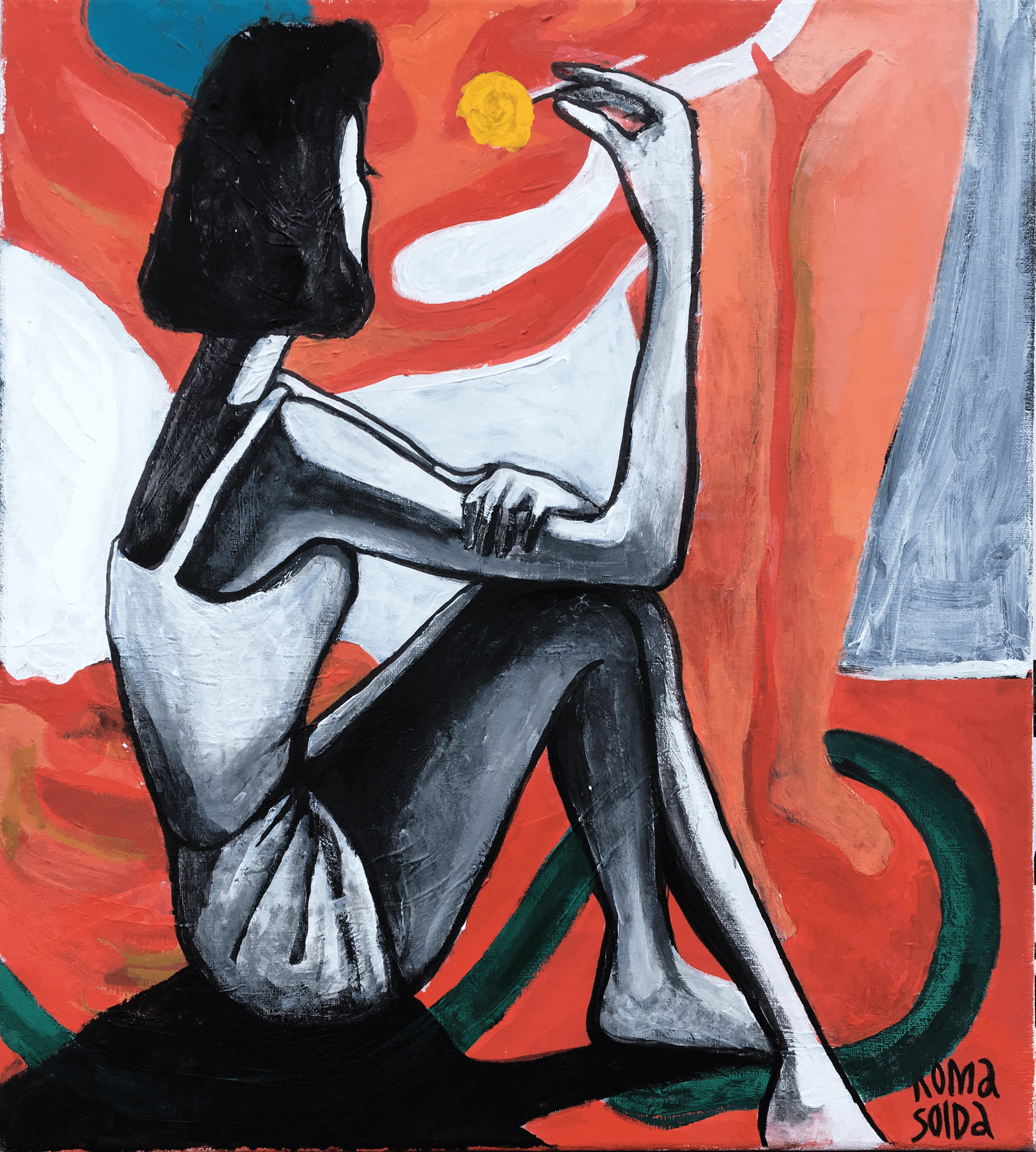 Рома Сойда (Картина, живопись - 
                  40 x 50 см) Q2