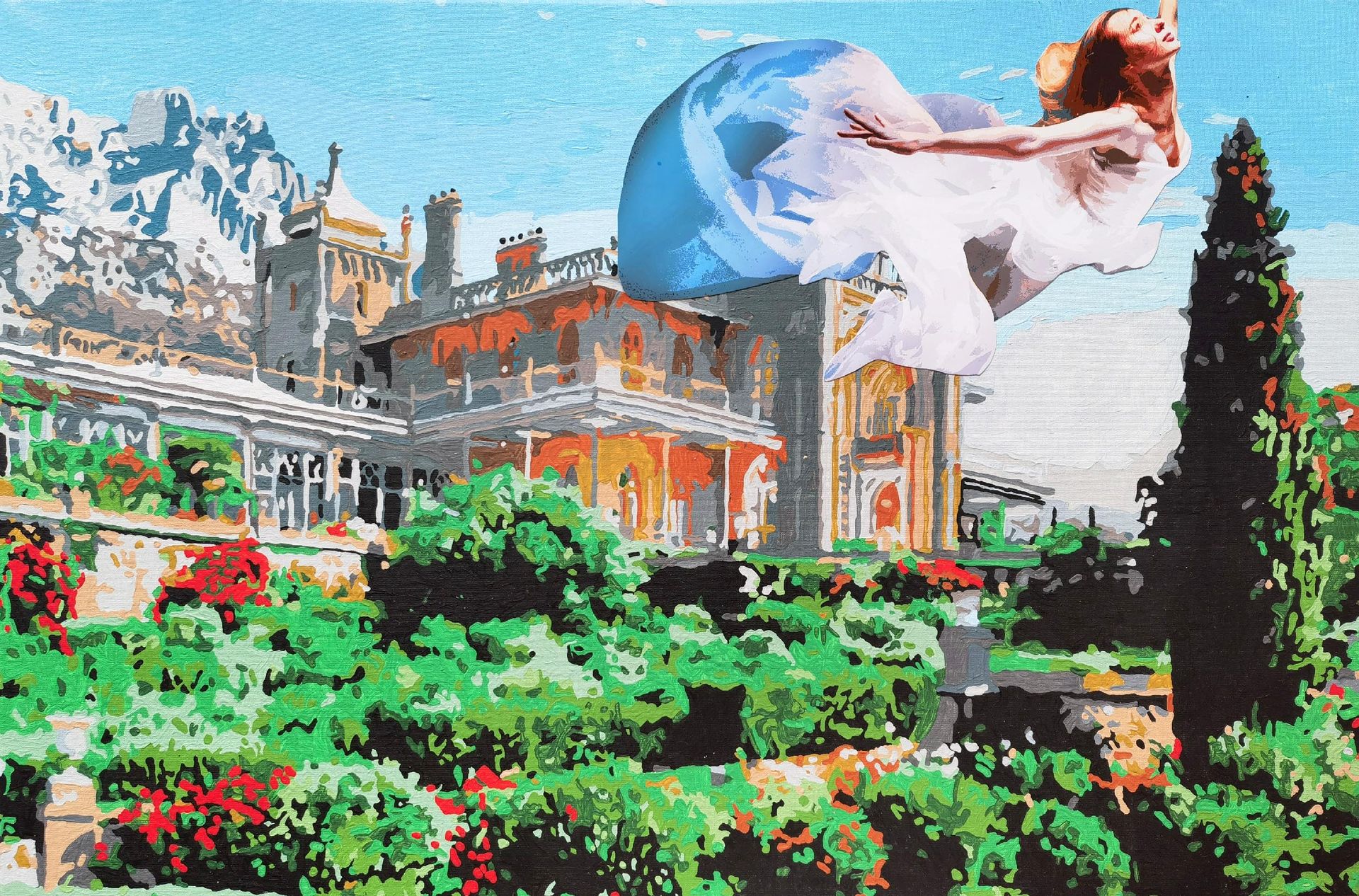Ирина БАСТ (Картина, живопись - 
                  50 x 40 см) Воспоминания о Крыме