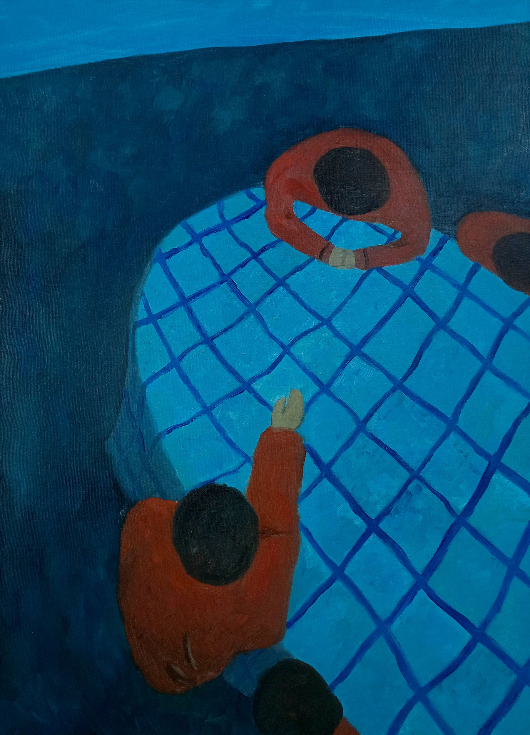 Мария Клепикова (Картина, живопись - 
                  50 x 70 см) Встреча с родственниками