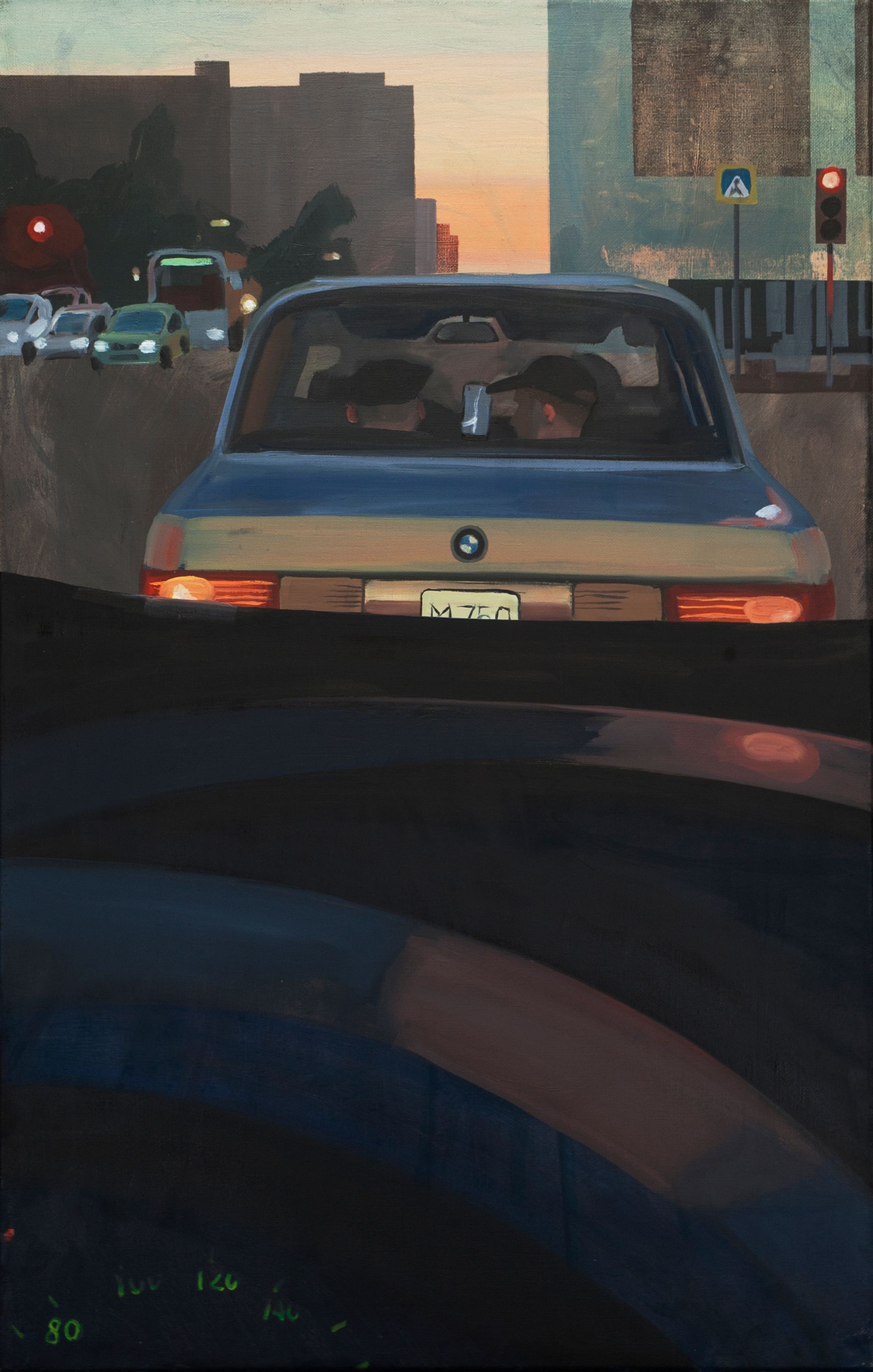 Анна Мельниченко (Картина, живопись - 
                  70 x 110 см) Красный свет