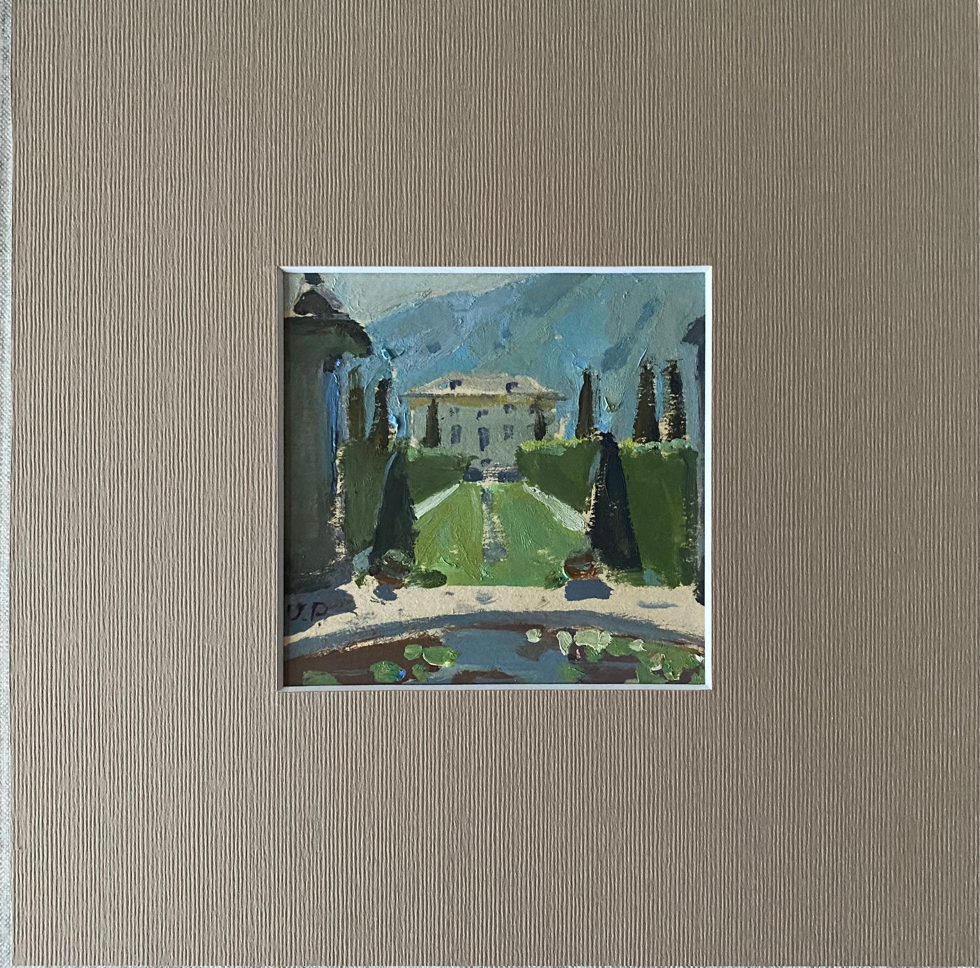 Валерия Привалихина (Картина, живопись - 
                  10.5 x 10.5 см) Villa Balbiano