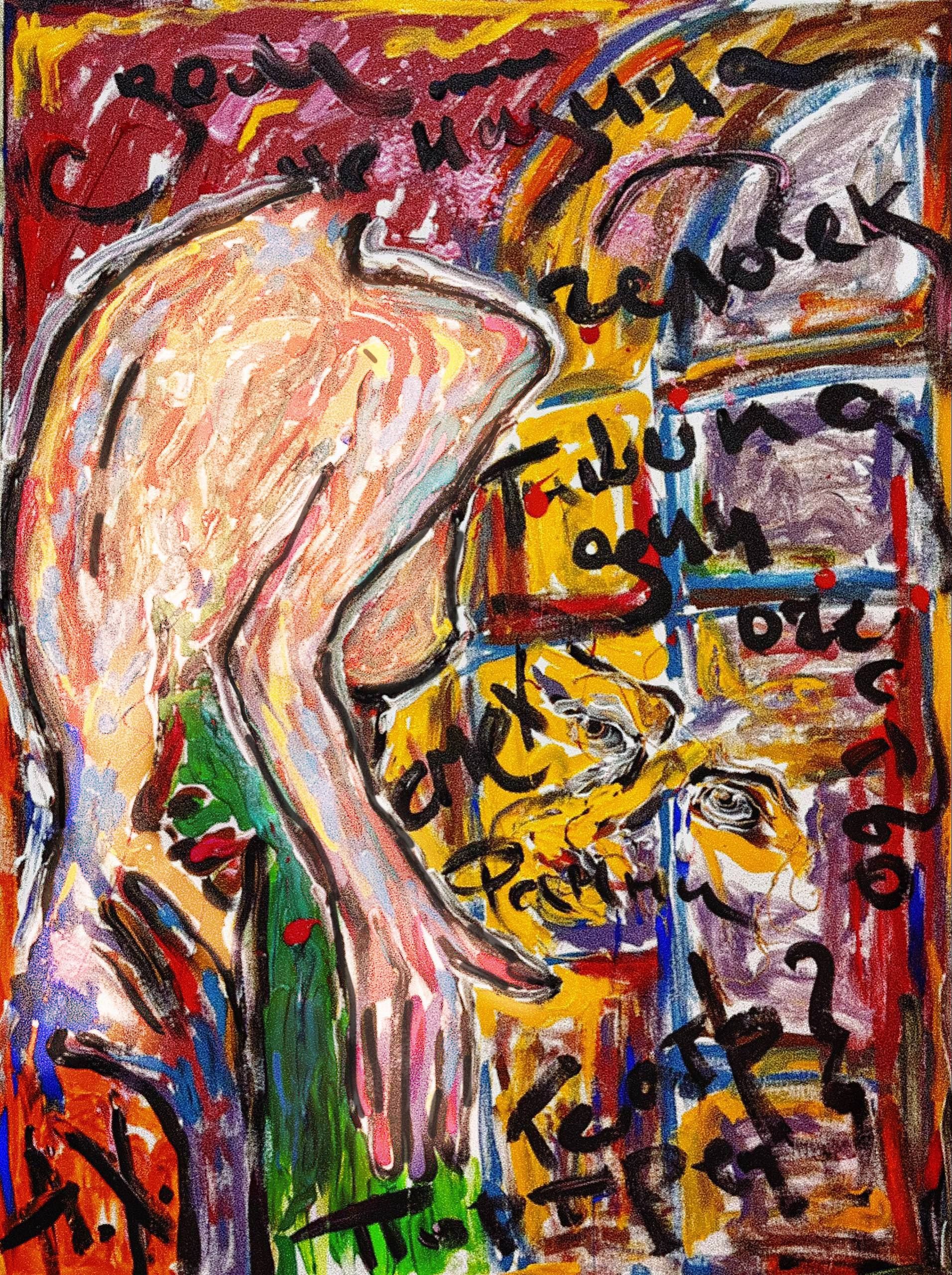 Александра Халипская (Картина, живопись - 
                  60 x 80 см) Попытка