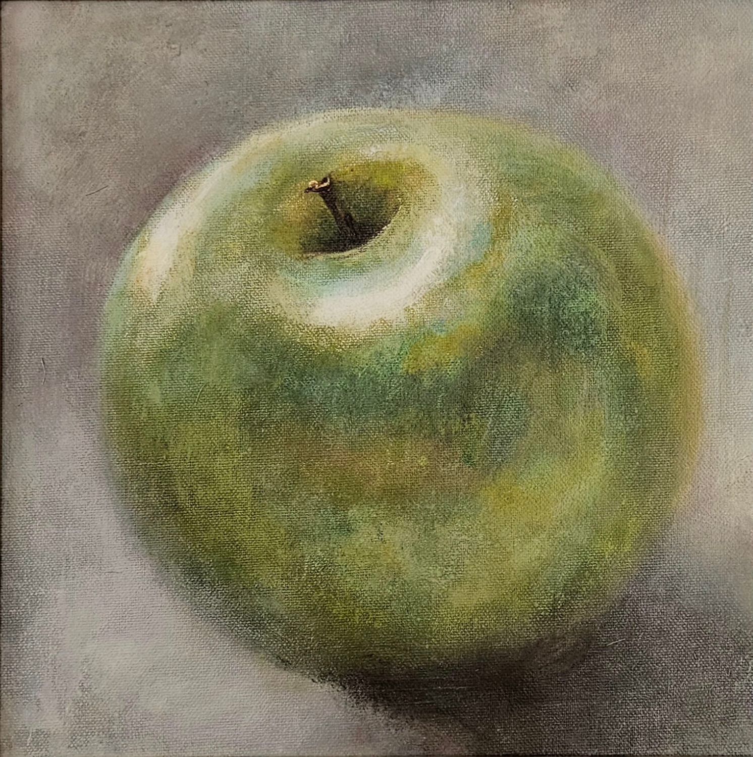 Людмила Пономарева (Картина, живопись - 
                  30 x 30 см) Яблоко