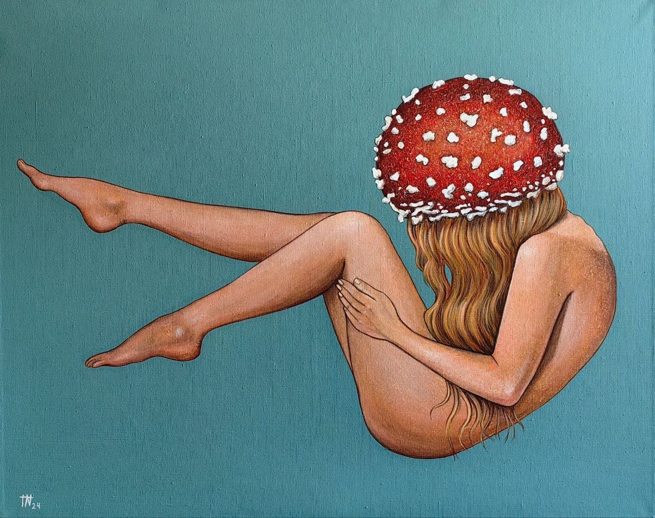 Teona Nakatl (Картина, живопись - 
                  100 x 80 см) Медуза