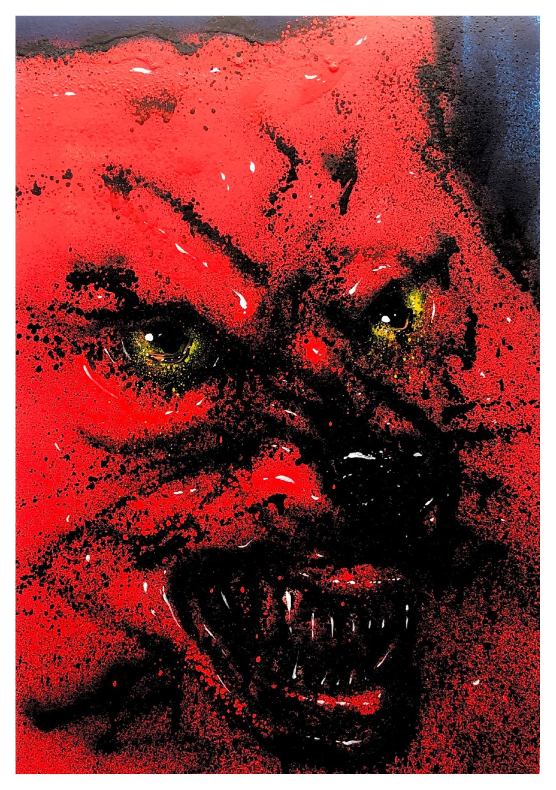 Александр Blot (Авторская графика - 
                  30 x 42 см) Злые глаза