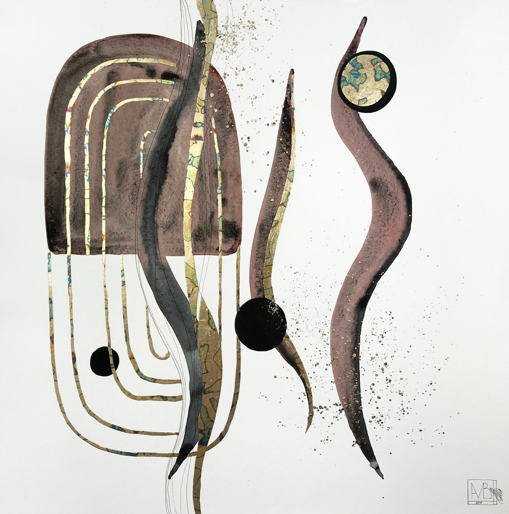 Мари Агаркова (Авторская графика - 
                  50 x 50 см) Concurrere