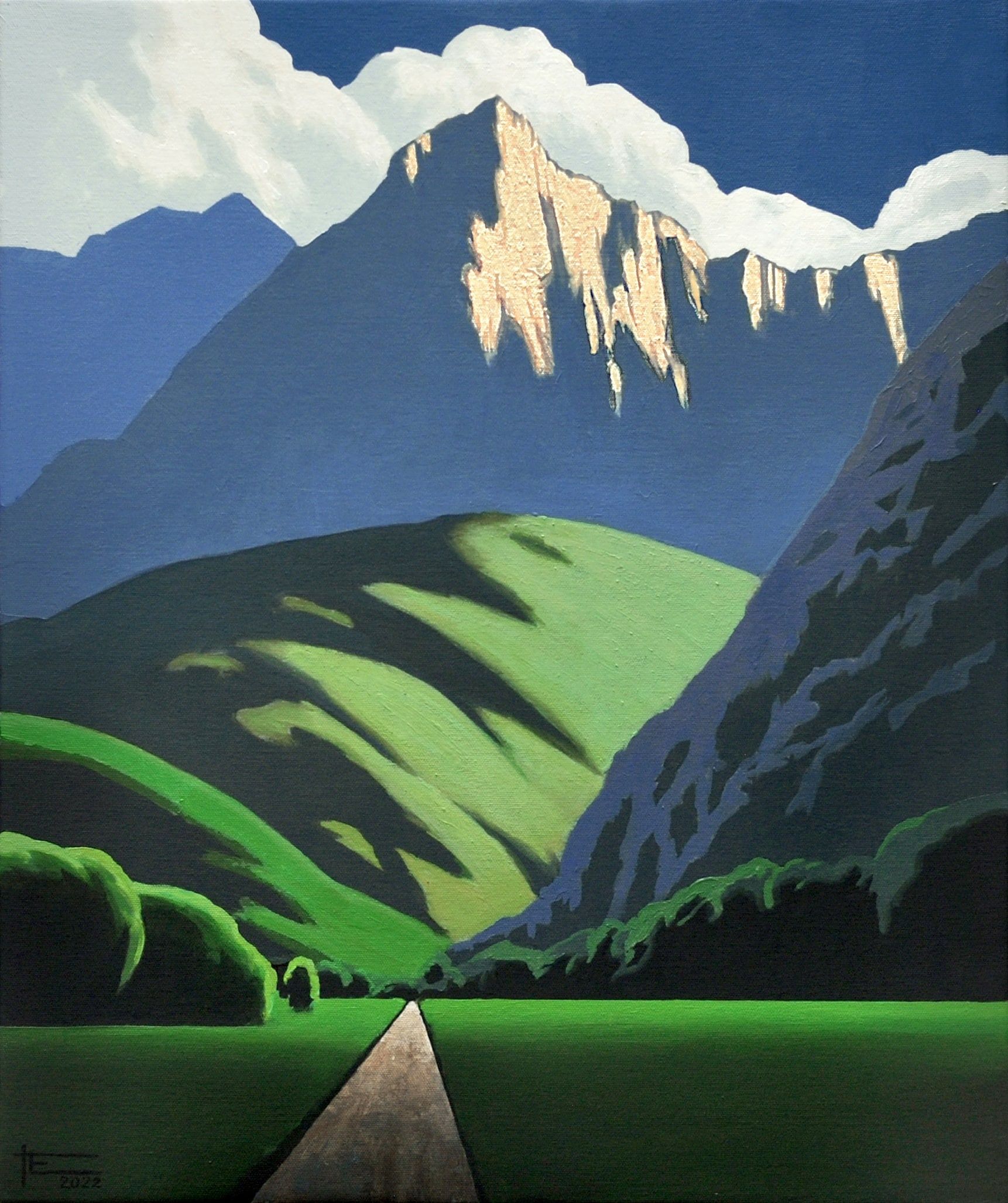 Евгений Пономаренко (Картина, живопись - 
                  50 x 60 см) Changeable illumination