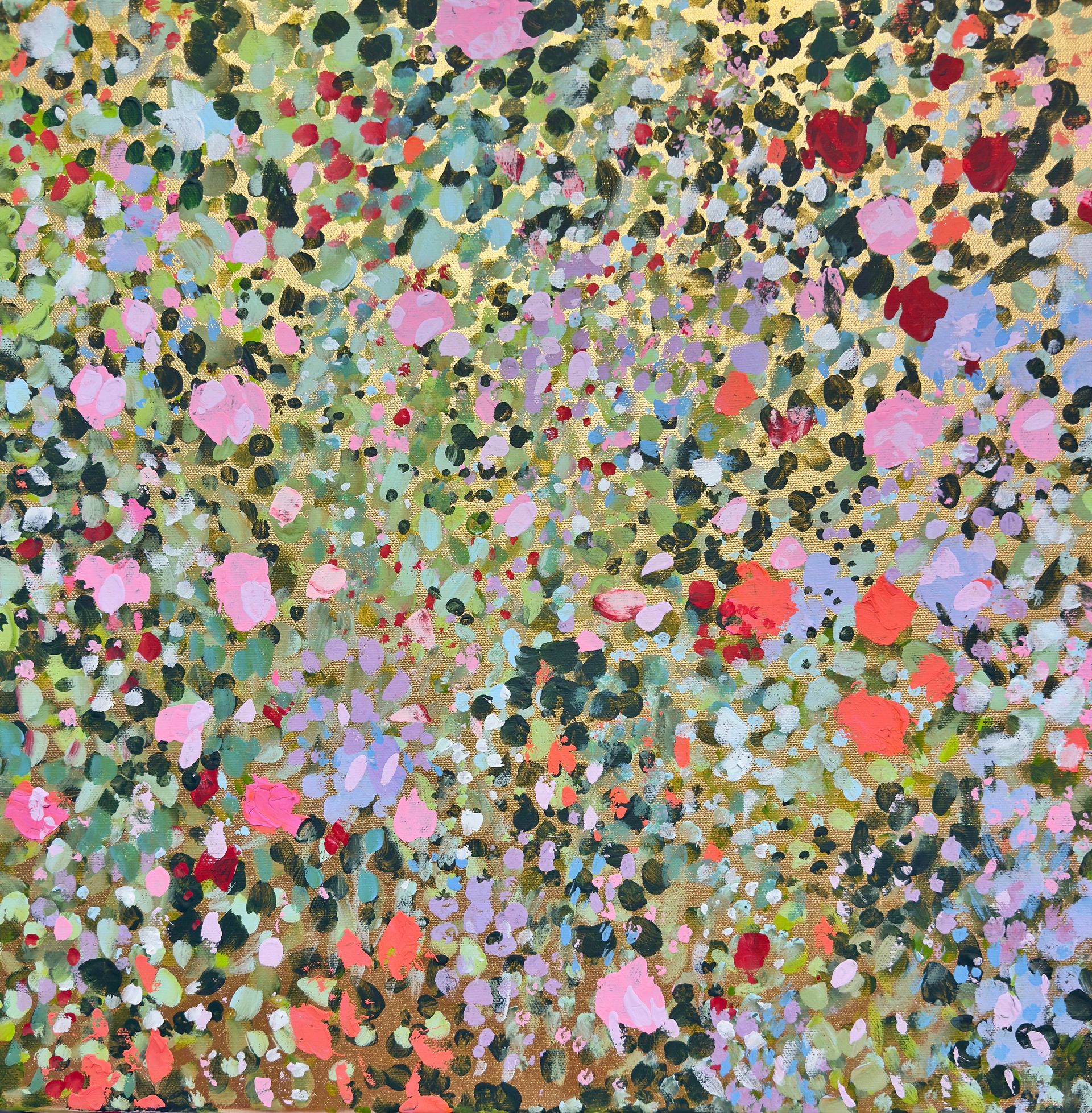 Анна Ганина (Картина, живопись - 
                  50 x 50 см) Golden garden