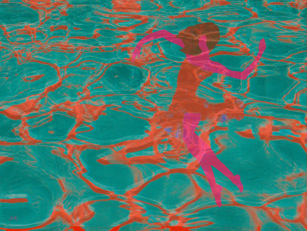 Лариса Корж (Графика цифровая (принты) - 
                  40 x 30 см) Река жизни