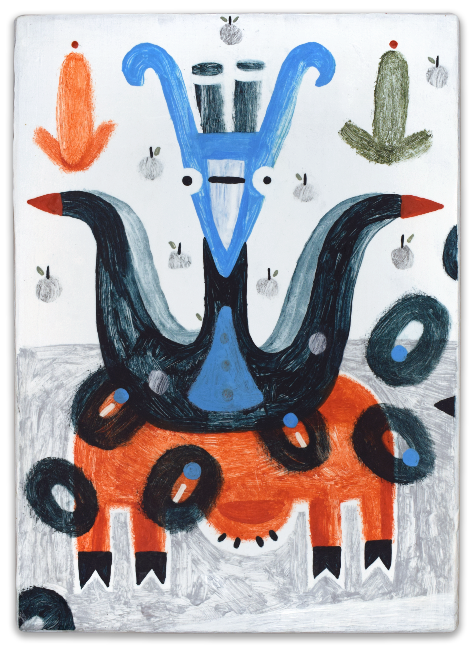 Лена Романовская (Картина, живопись - 
                  13 x 18 см) Ангелы