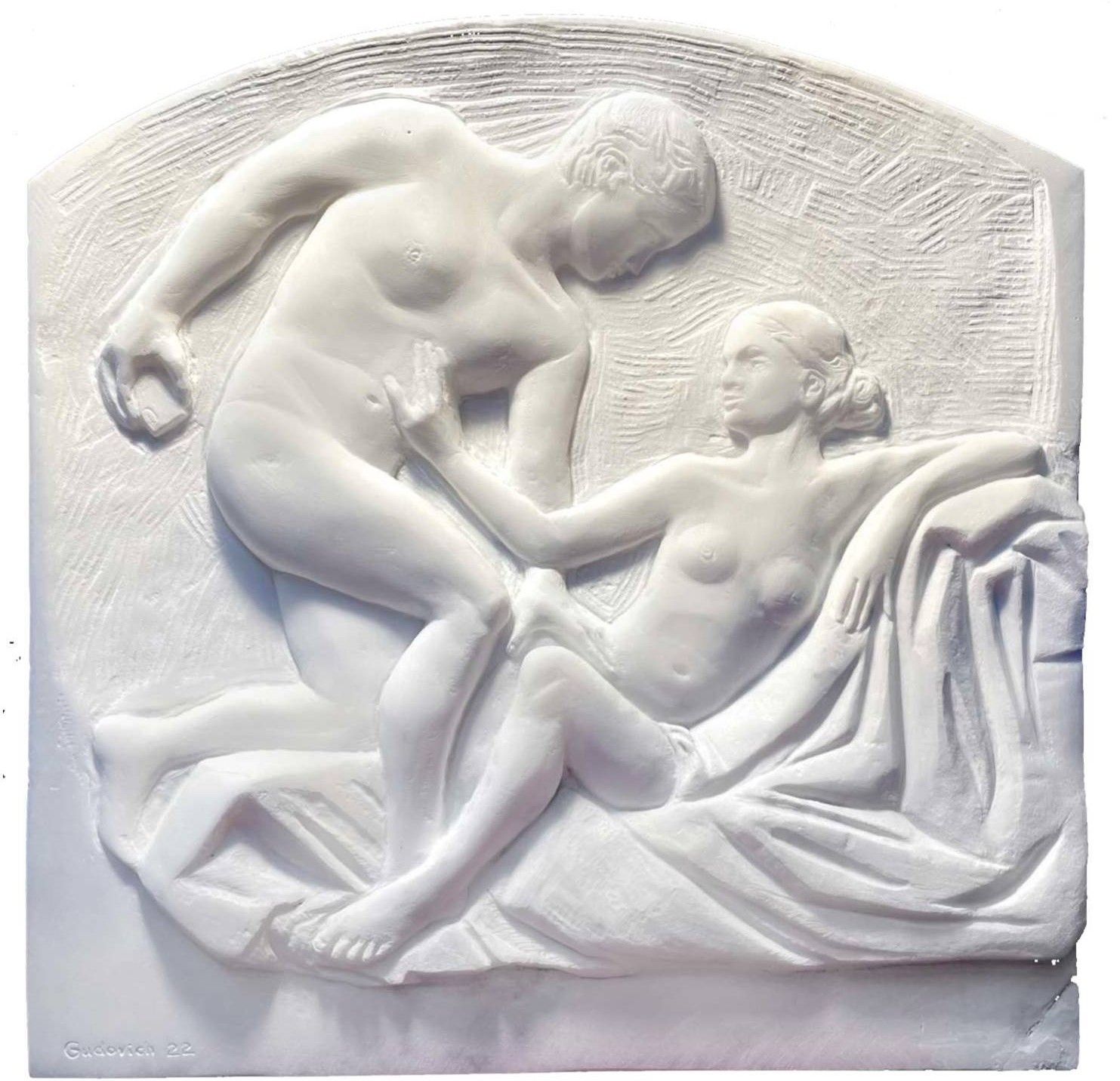 Наталья Гудович (Скульптура - 
                  41 x 40 см) Saturn e Cybele