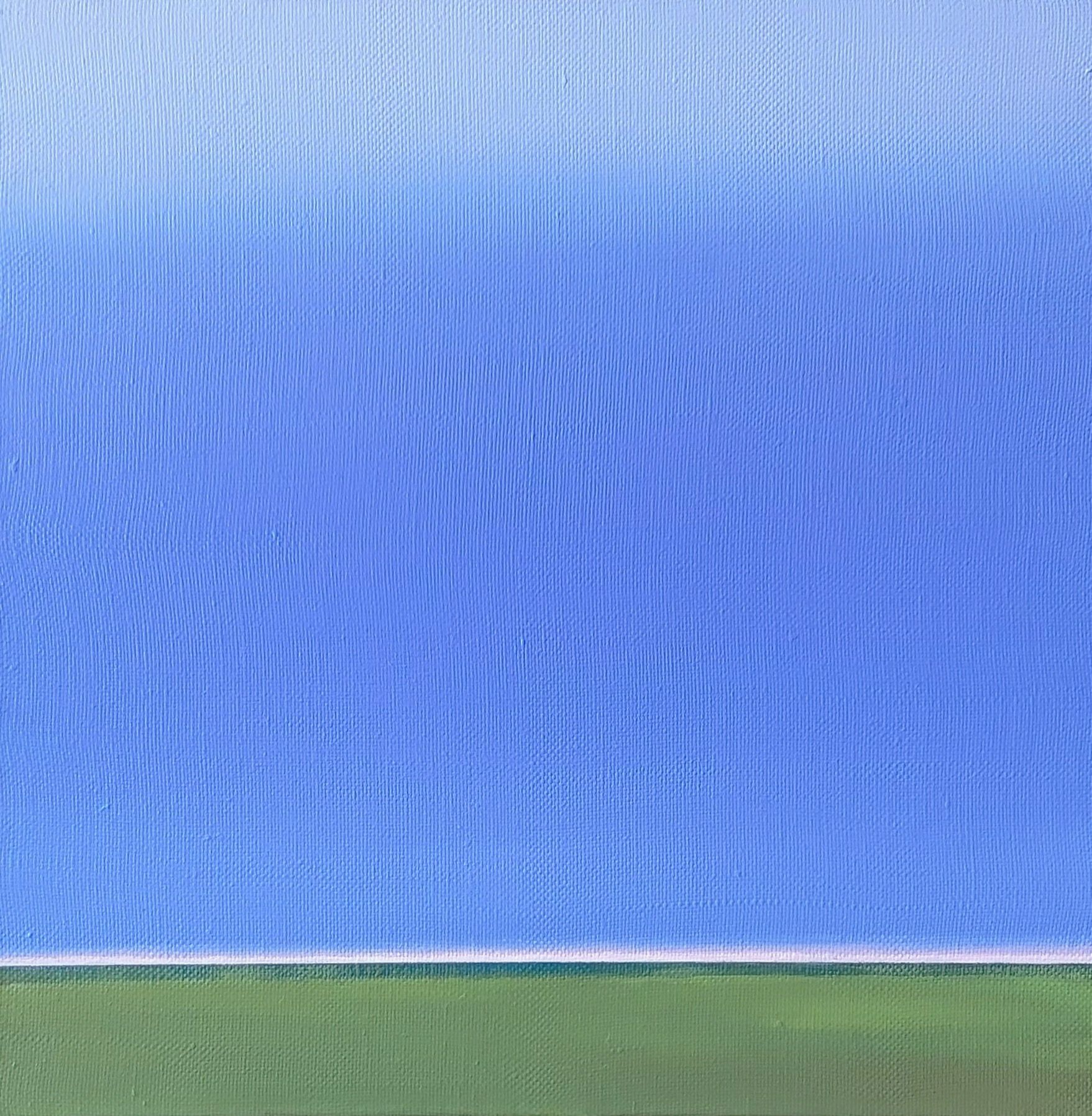 Александра Савина (Картина, живопись - 
                  40 x 40 см) Горизонт. Май