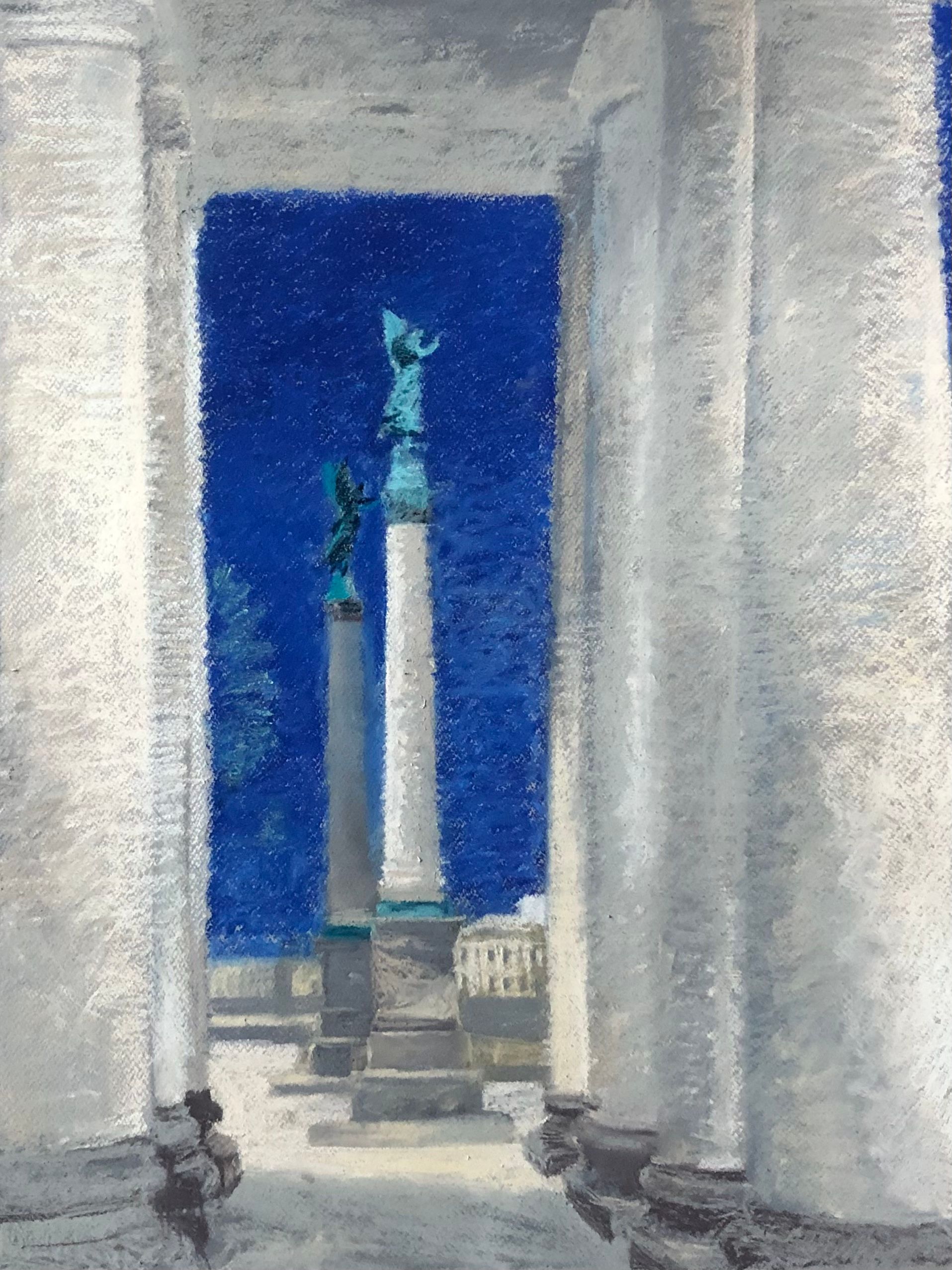 Екатерина Прокопенко (Авторская графика - 
                  45 x 60 см) Манеж