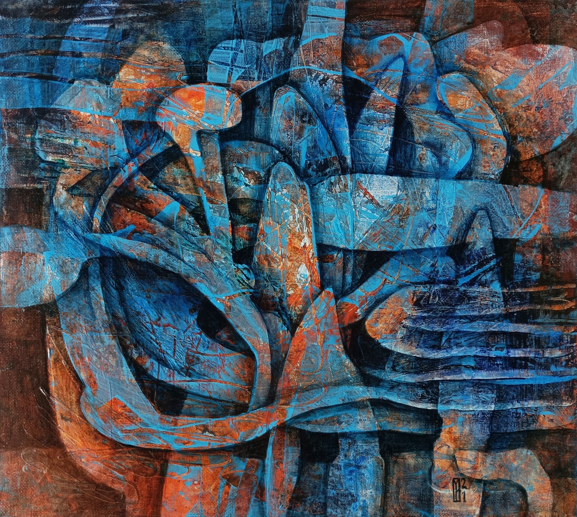 Наталья Порошина (Картина, живопись - 
                  50 x 45 см) На закате 1