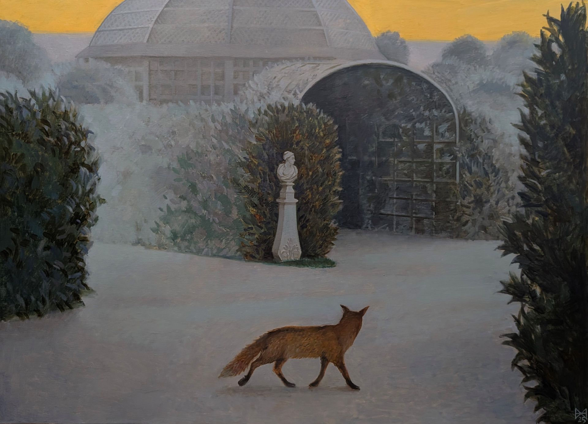 Анастасия Мотина (Картина, живопись - 
                  110 x 80 см) Холодно