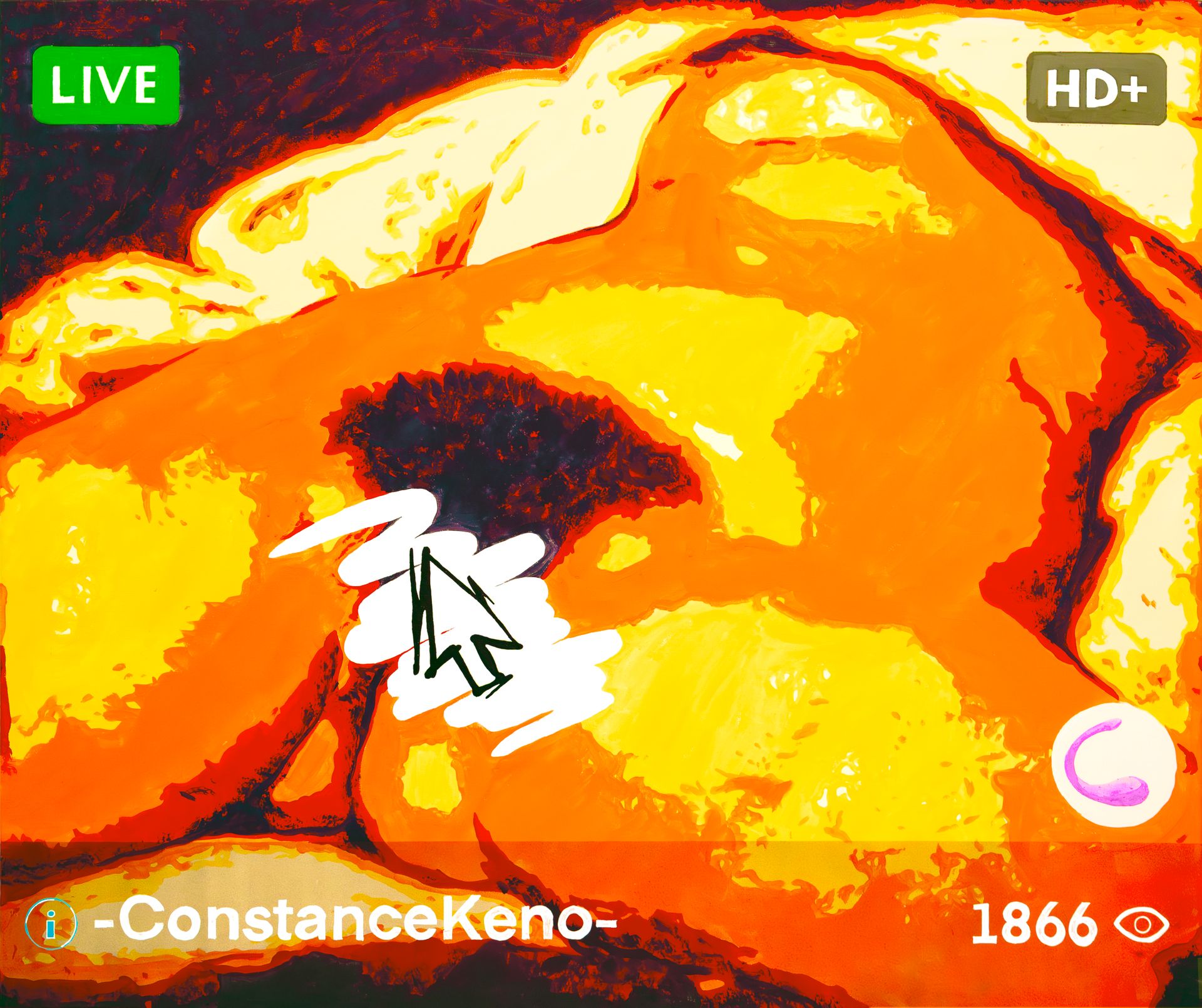 Ева Ланкин (Картина, живопись - 
                  130 x 100 см) Происхождение желания