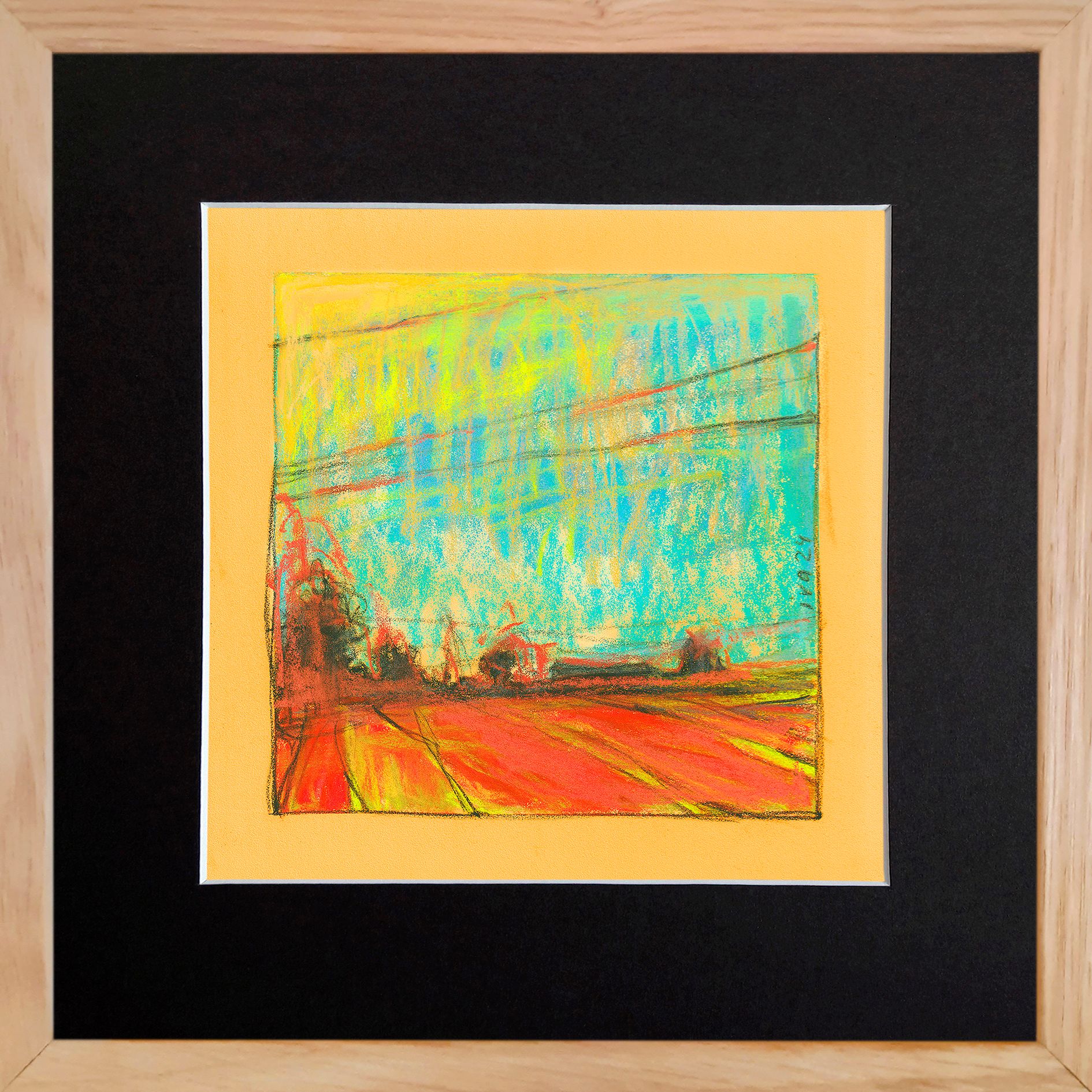 Татьяна Ивченкова (Авторская графика - 
                  32 x 32 см) Поля