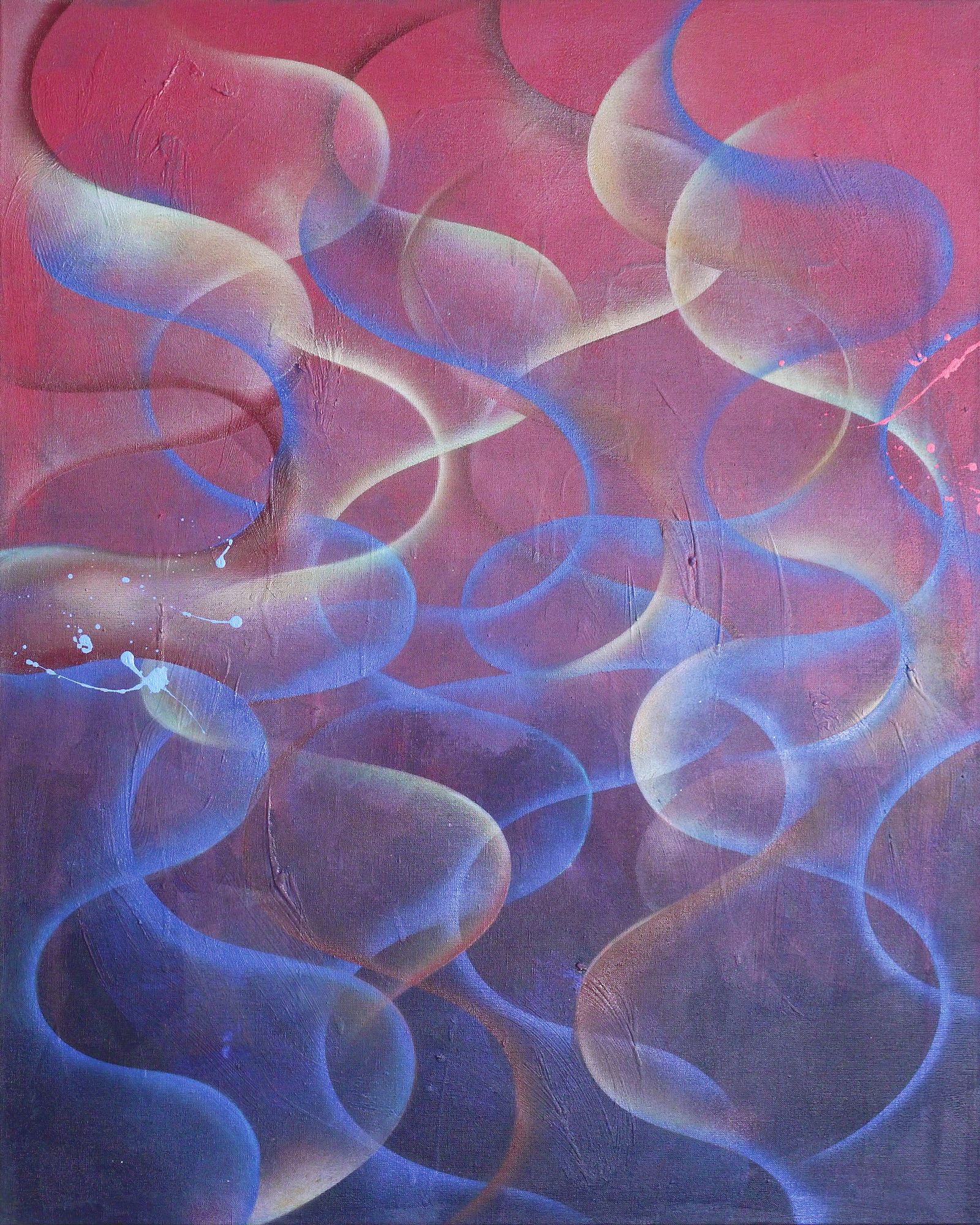 Ольга Рикун (Картина, живопись - 
                  80 x 100 см) Red&Blue