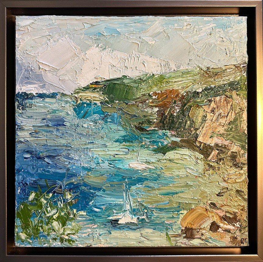 Оксана Горбунова (Картина, живопись - 
                  38 x 38 см) В Крыму