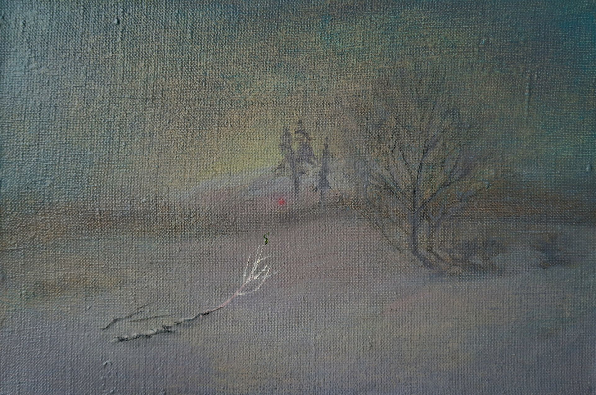 Ева Аракчеева (Картина, живопись - 
                  30 x 20 см) Пробуждение на заходящее солнце