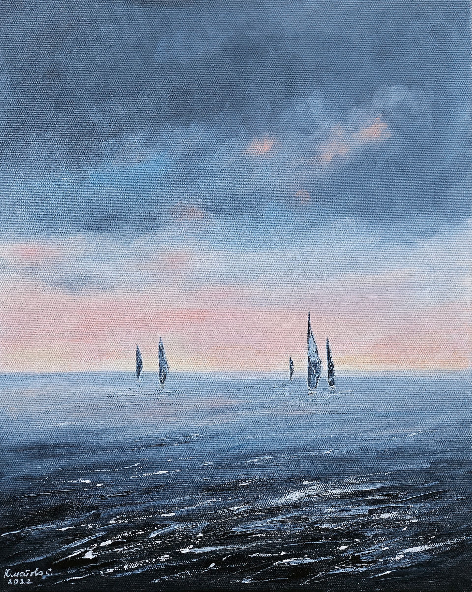 Светлана Юматова (Картина, живопись - 
                  40 x 50 см) Ветер