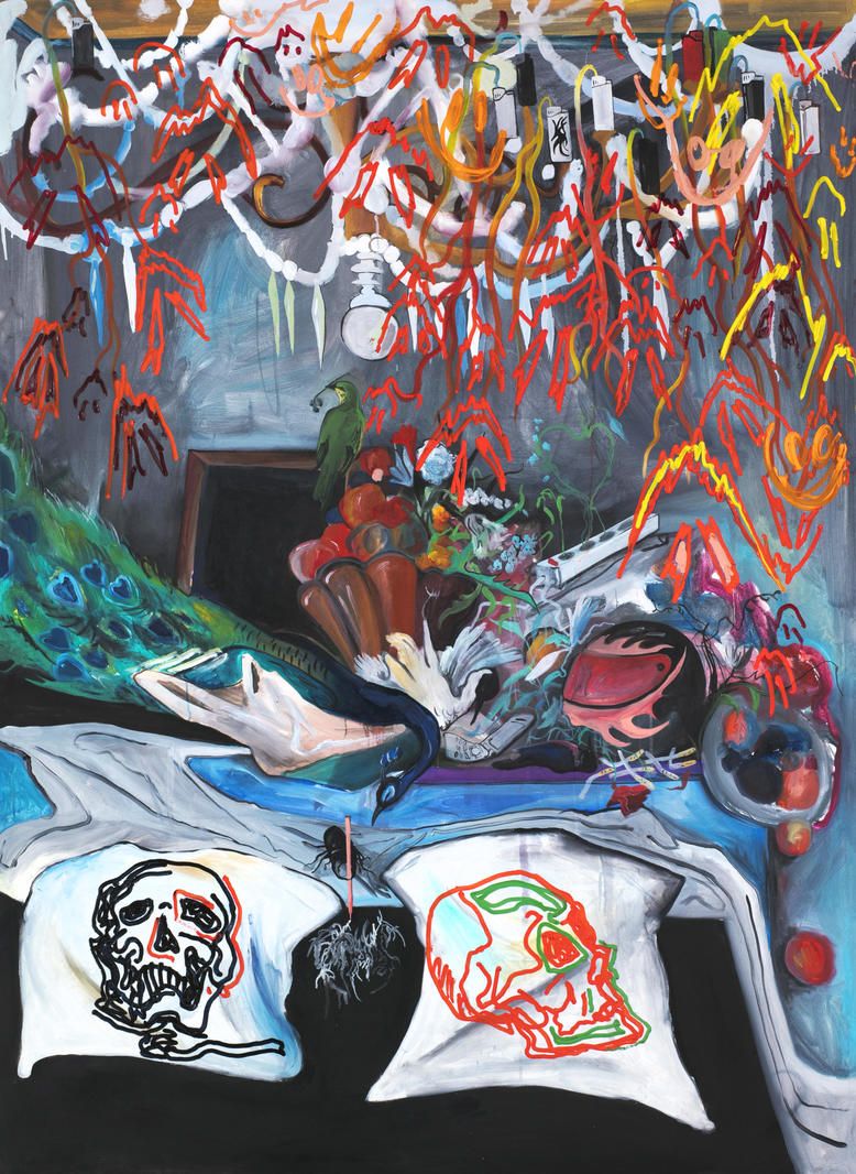 Владимир Карташов (Картина, живопись - 
                  147 x 200 см) Vanitas