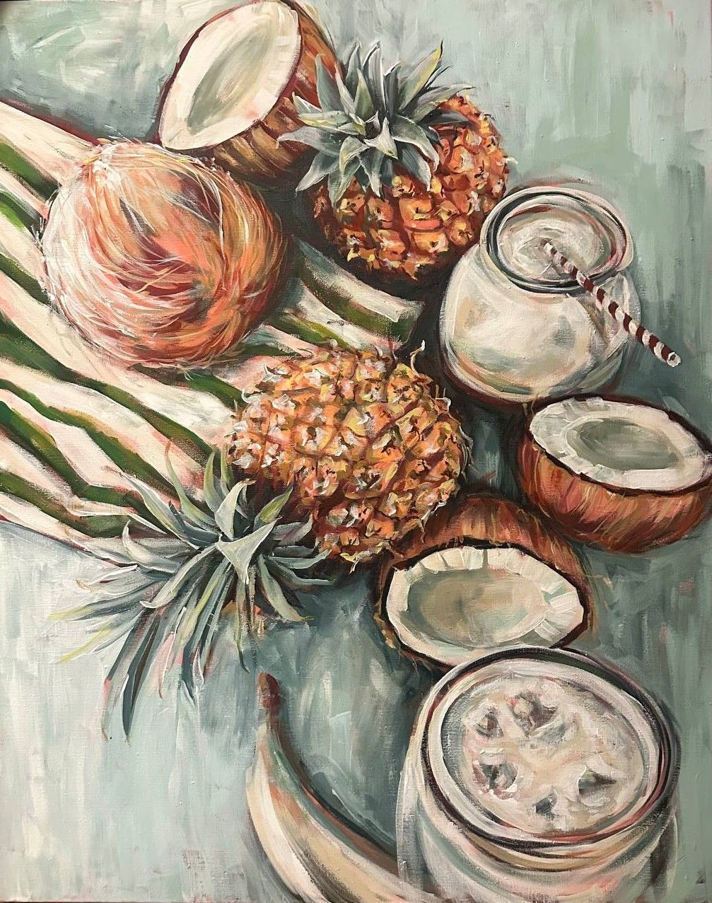 Алёна Шамайко (Картина, живопись - 
                  70 x 90 см) Когда день был длиннее