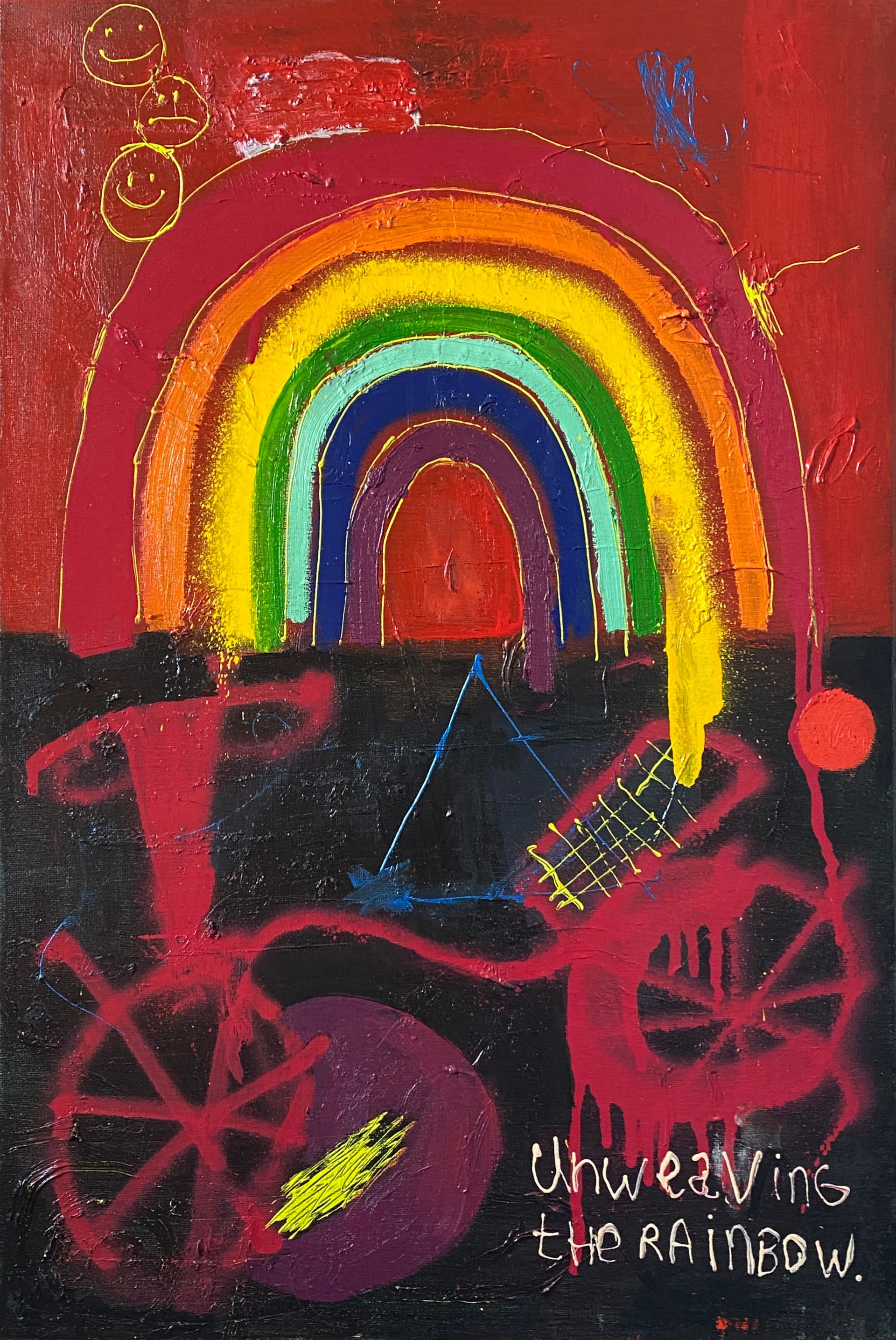 Vangranda (Картина, живопись - 
                  40 x 60 см) Распутывая радугу