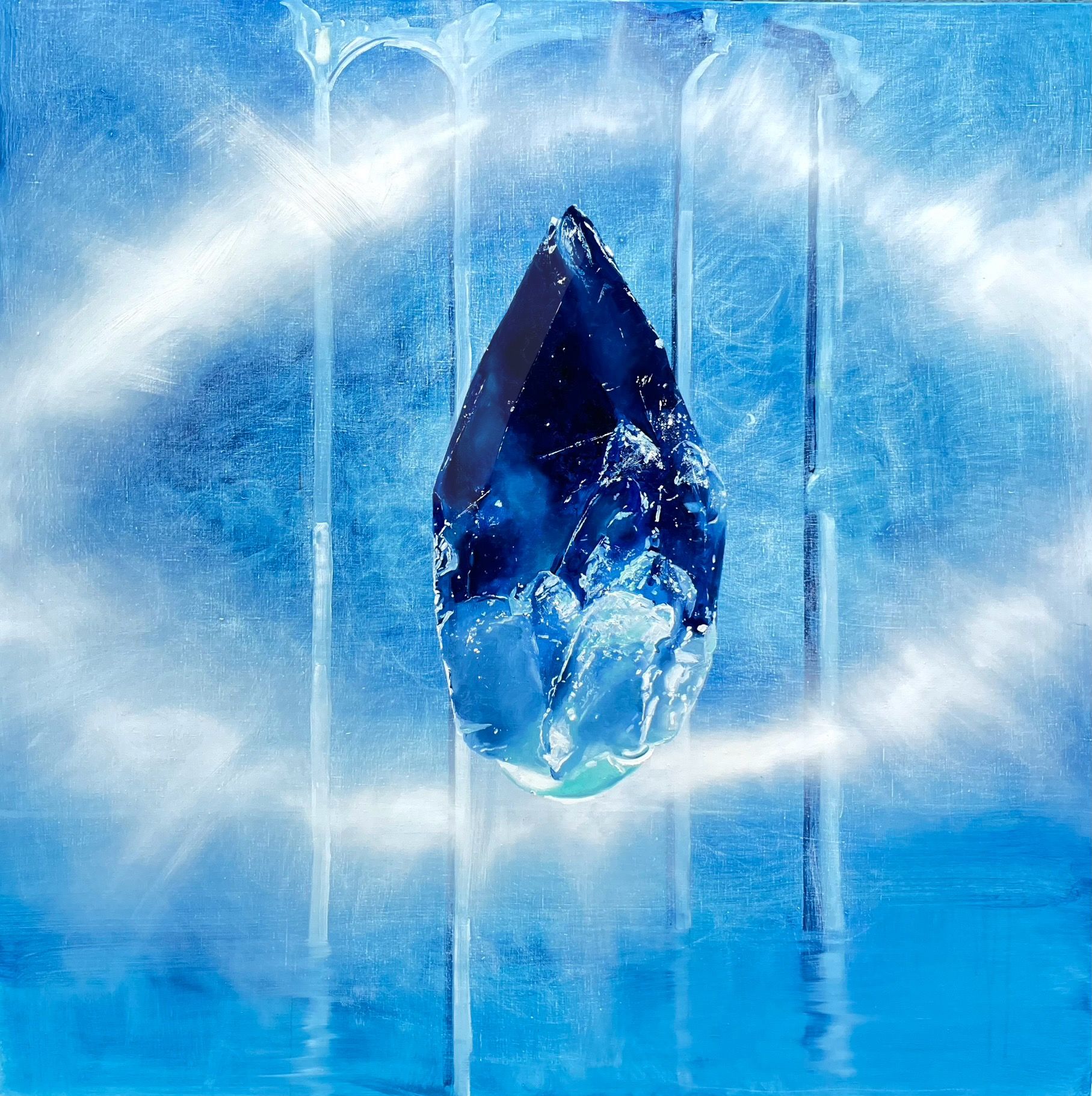 Света Чимитд (Картина, живопись - 
                  130 x 130 см) Clear crystal